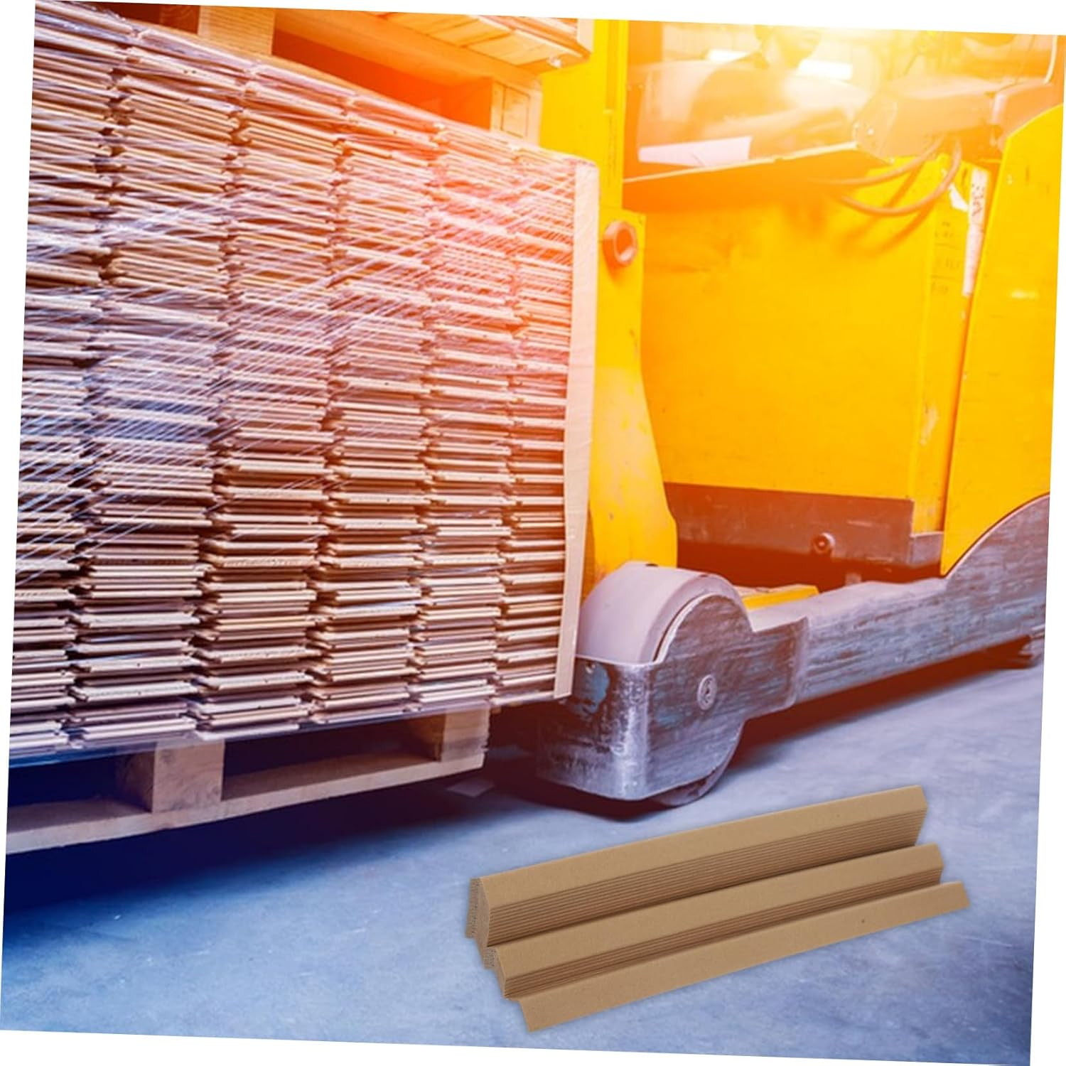 Mobestech 24Pcs Sturdy Cardboard Edge Protectors for Carton Packing L-Shaped Design Shipping Supplies Cabinet Edge Protector Cardboard Corner Protector image number 2