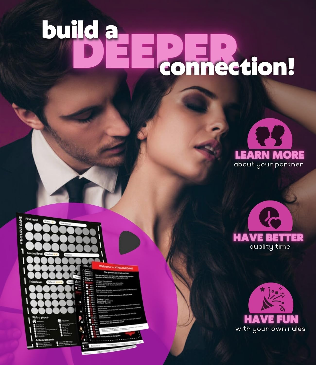 Scratch off Poster 169 Love Tasks - Date Night Ideas & Conversations image number 3