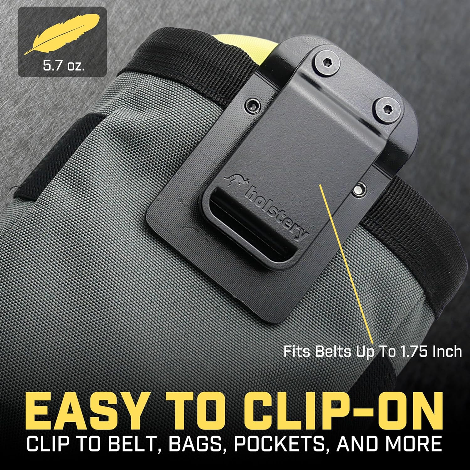 Joey Pouch | Clip-On Tool Belt Bag for Tools, Screws, and Nails - Great for an Electrician, HVAC Tech, Plumber, Carpenter, Contractor, Handy Man, and Any Tradesperson Who Wears a Small Utility Pouch image number 1