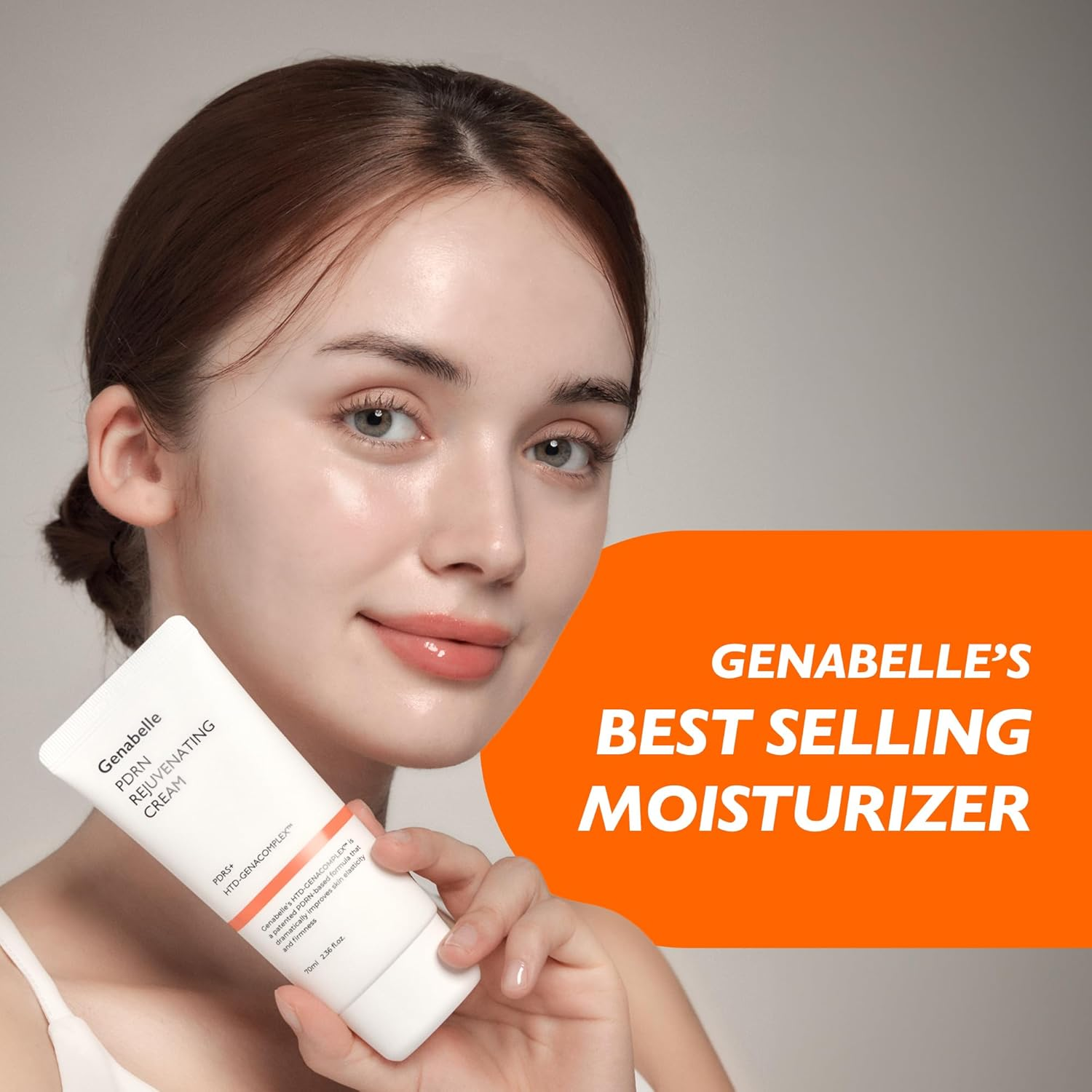 Genabelle PDRN Rejuvenating Cream - Lightweight Moisturizer with Original PDRN, CICA, Hyaluronic Acid - Nourishing, Hydrating, and Soothing Formula - 2.36 Fl.Oz image number 2