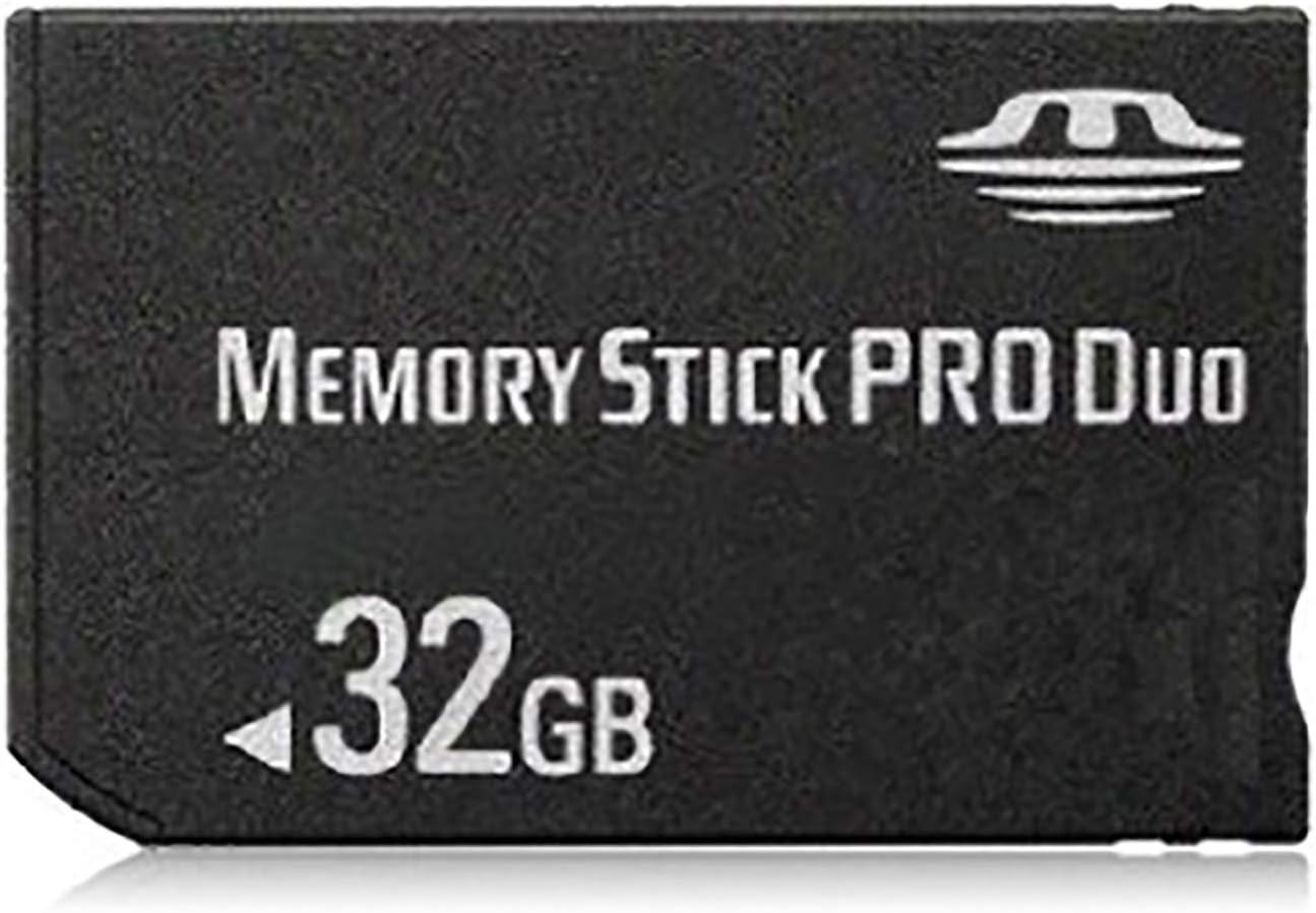 LICHIFIT 8/16/ 32/ 64GB Memory Stick Pro Duo Memory Card Thumb Drive Flash Drive Bulk for Sony PSP 2000 3000 High-Speed Black