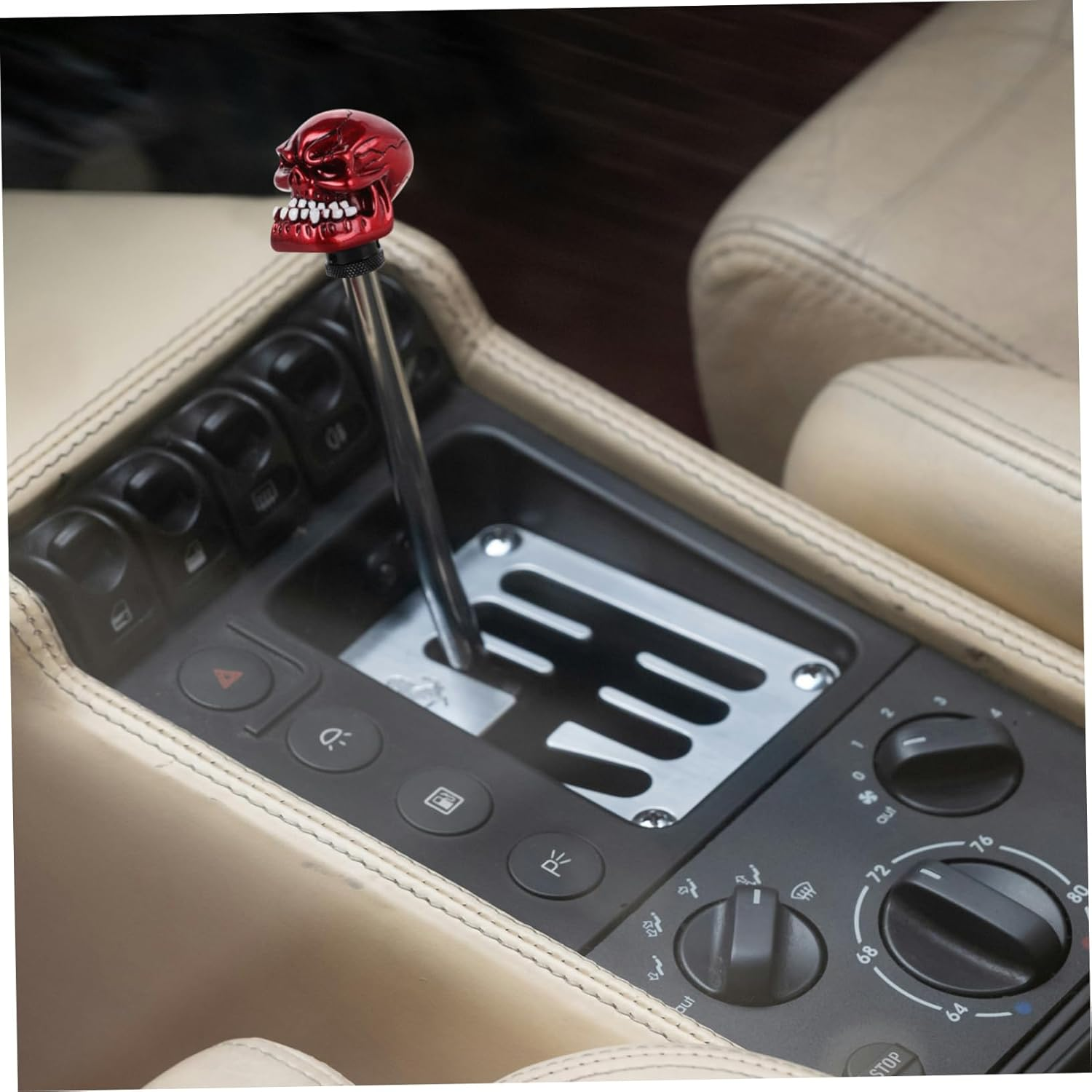 Gogogmee Skull Gear Shift Knob Unique Resin Shift Knob for Manual Car Automotive Accessory image number 3
