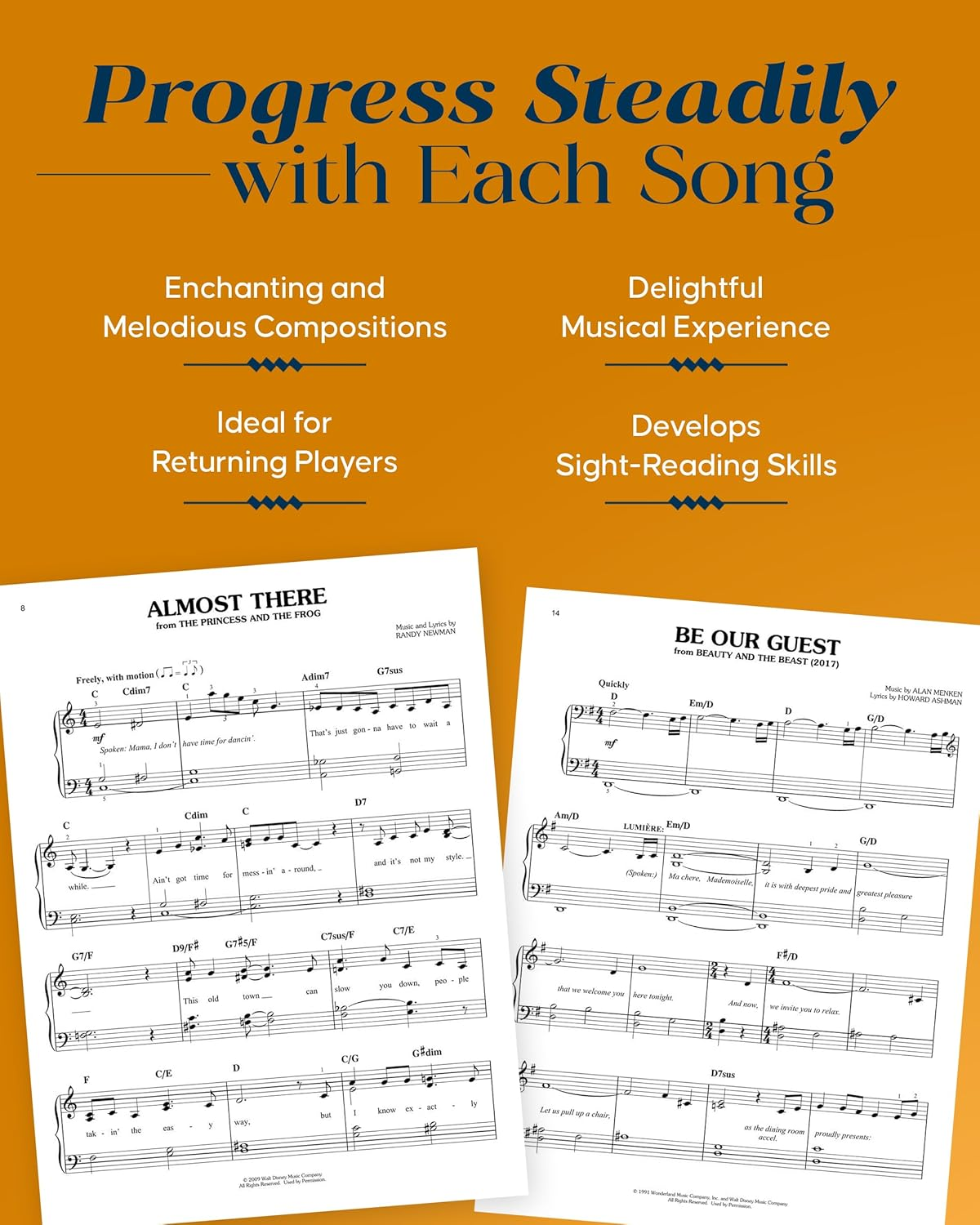 Hal Leonard the 40 Most-Streamed Disney Songs Book: for Easy Piano image number 3