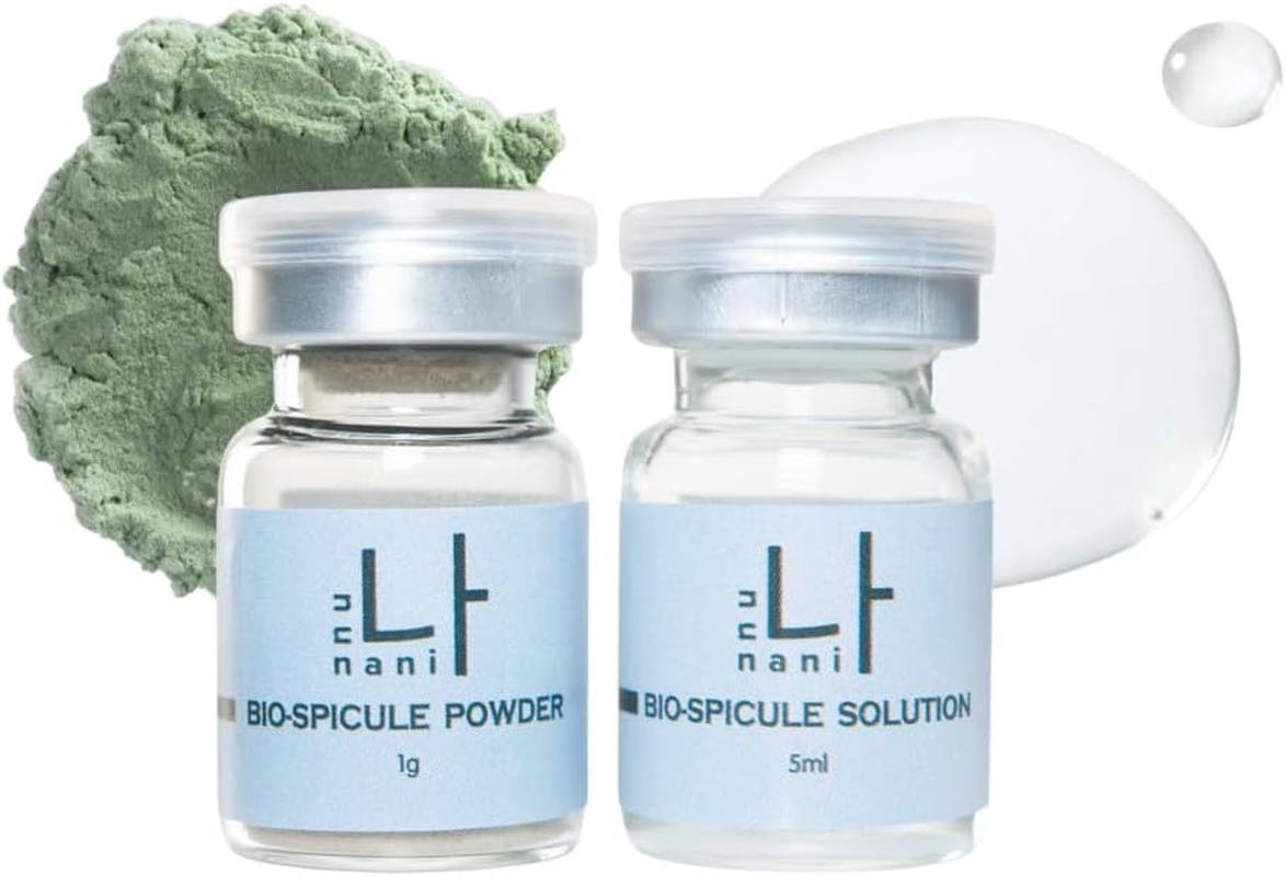 NUNANI - Spicule Treament | Facial Mask Gentle Peel for Blemishes, Texture & Dullness | Hydrating Chlorophyll Formula, Organic Spicules with Antioxidants for Smooth, Glass Skin Glow (5 Treatments) image number 1