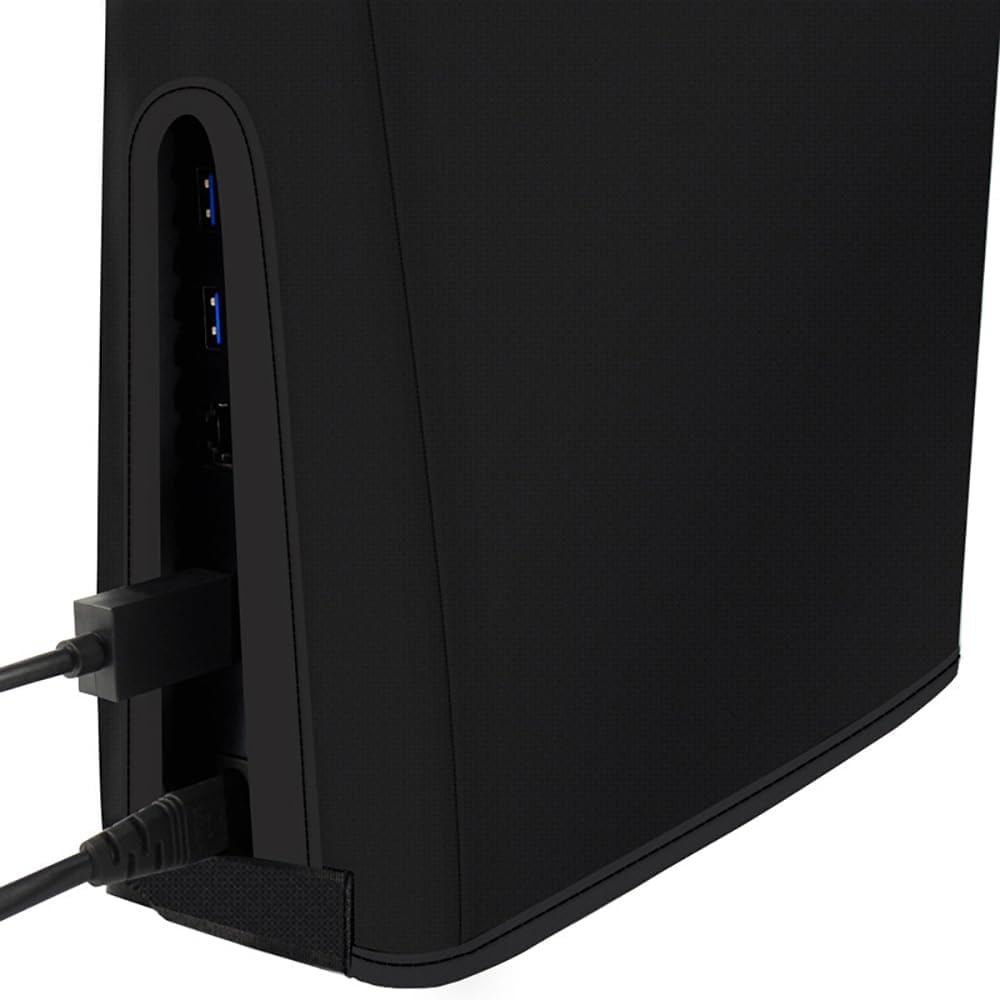 Black Dust Cover Waterproof for the Playstation 5 Game Console Accessories AU image number 5