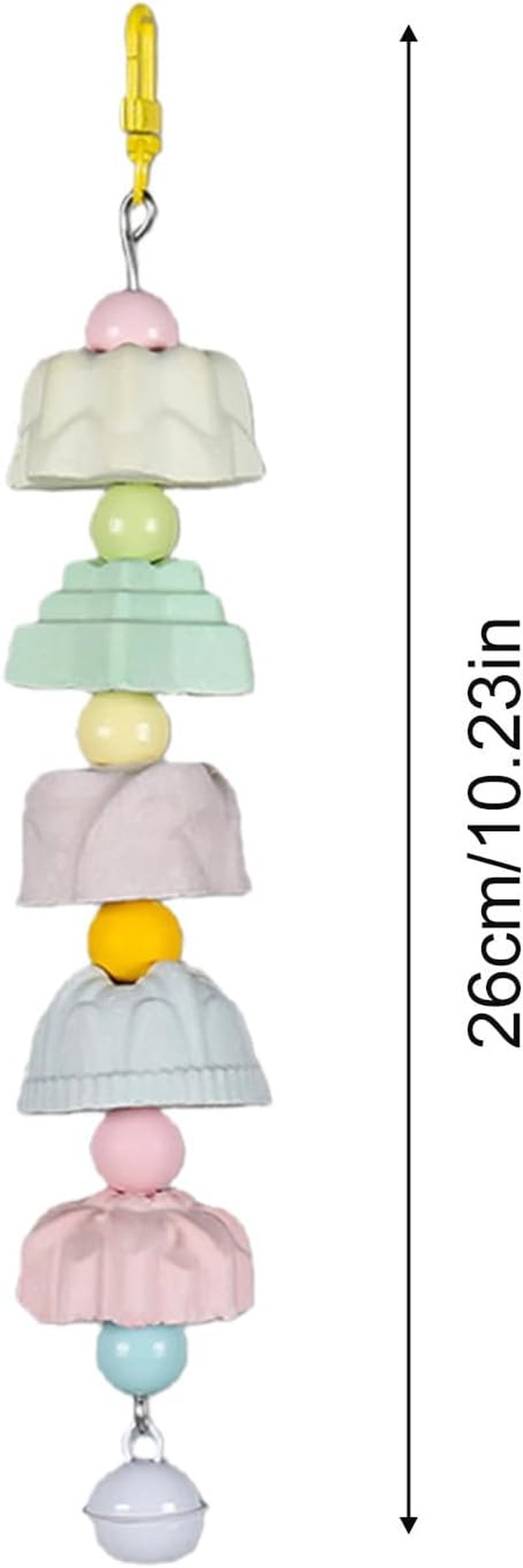 Bird Chew Toys | Multifunctional Pet Grinding Supplies - Bird Beak Grinding Stones Toys Bells - for Macaws Sparrow Lovebird Conures Cockatiels Finches image number 5