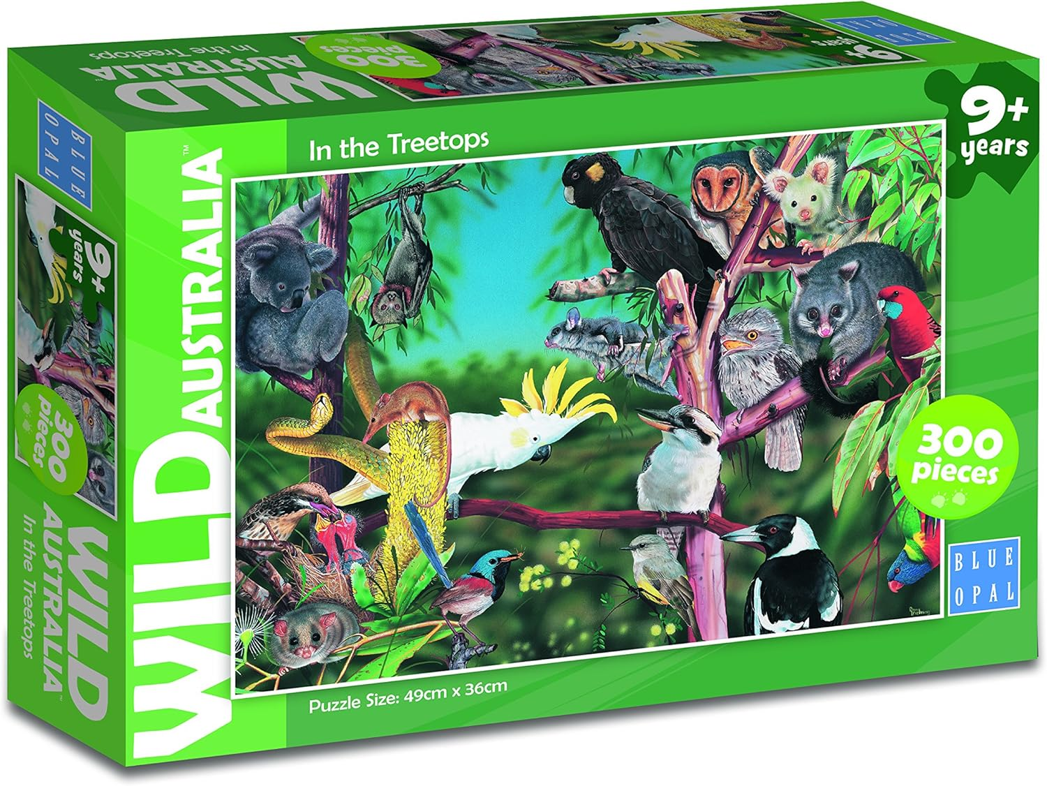 Blue Opal - Wild Aust in the Treetops 300 Pieces image number 3