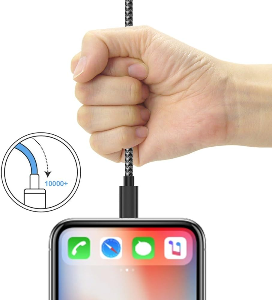 G GOPALA Micro USB Cable Android Charger [6-Pack 5Ft] Nylon Braided Fast Sync&Charging Cord for Android, Samsung, Nexus, LG, HTC, Nokia, Sony, and More