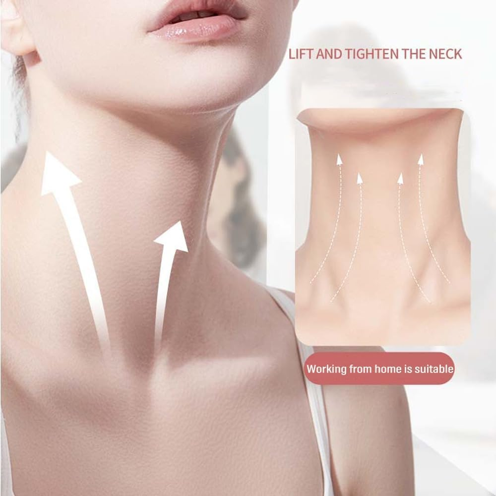 48 Pcs Neck and Face Lift Tape Invisible, 8 Pcs Neck Lifting Tape Invisible 20 Replacement Patches Face Tapes Seamless Waterproof Tapes for Daily Lifting Sagging Skin Firming Face Double Chin image number 4