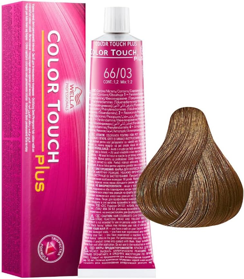 Wella Color Touch plus 66/03 Dark Blonde Natural Gold - 60 G