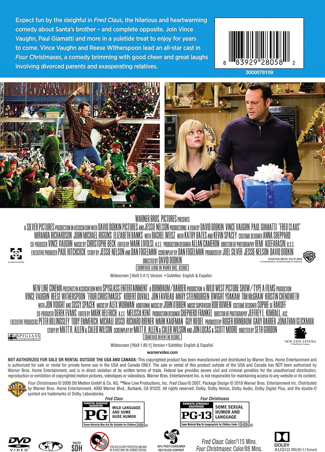 Fred Claus / Four Christmases