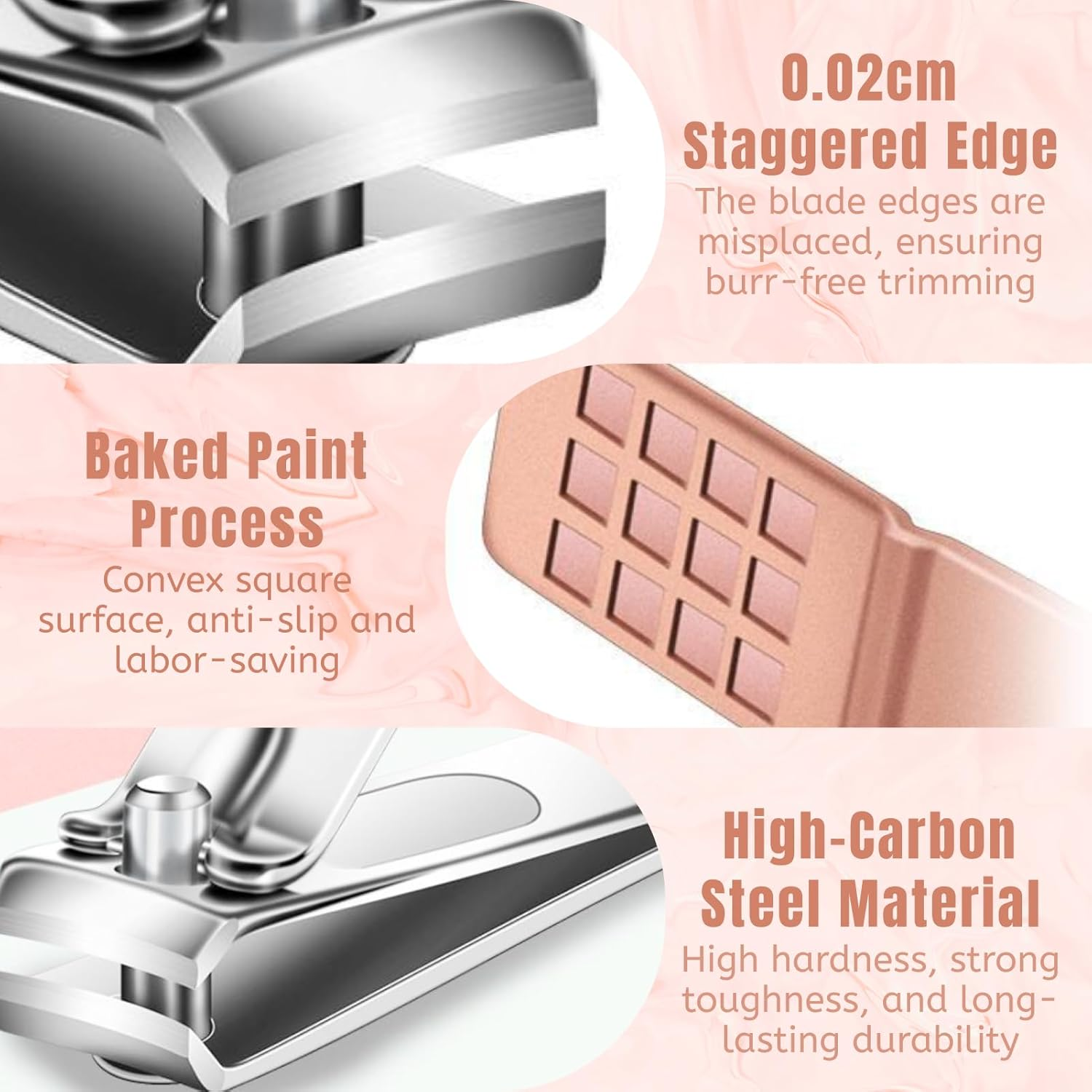 Manicure Kit for Women, Complete Nail Care Set with Toenail Clippers for Thick Nails, Professional Nail Nippers & Clippers, for Seniors and Home Use, Perfect Grooming Gift image number 5