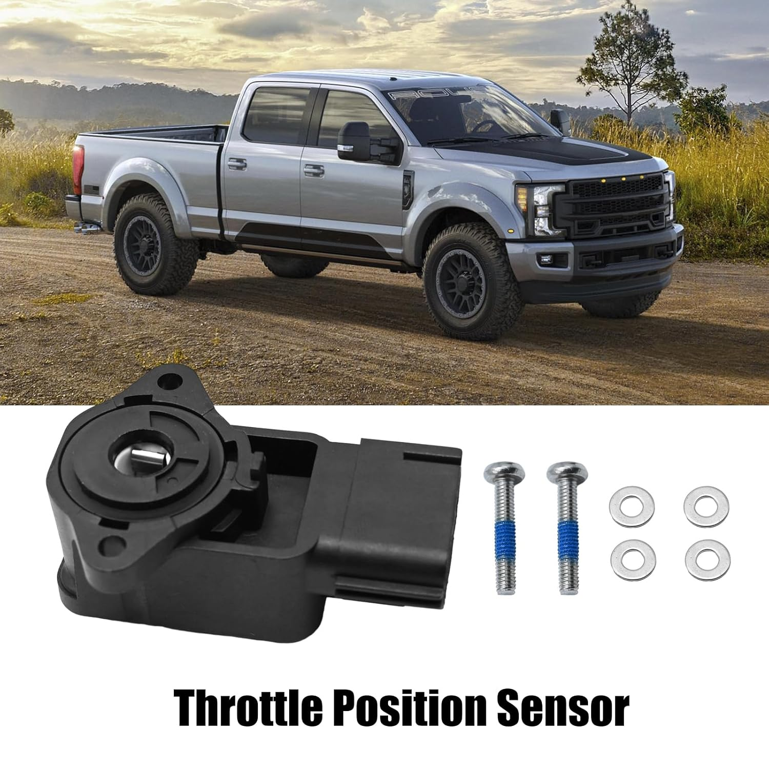 Throttle Position Sensor, Replacement for Mustang Explorer F-250 F-350 E-150 E-250 E-350 Mercury Navigator, Replaces DY1164 DY1116 6L2Z-9B989-A 6L2Z 9B989-D 3L5Z-9B989-AA image number 6