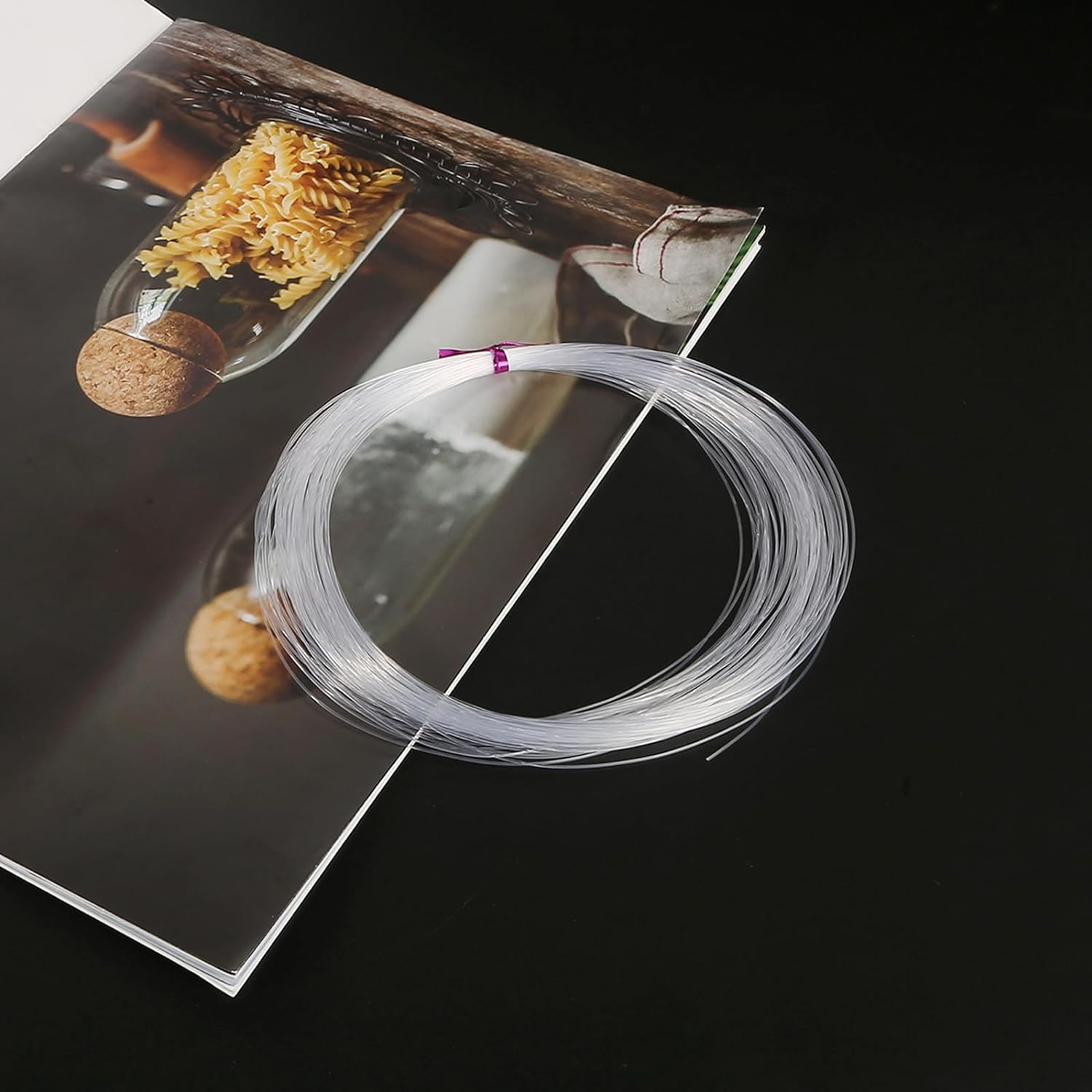 1 Roll Transparent Fishing Thread,0.25Mm 80M Fish Wire (0.2Mm/100M Transparent)