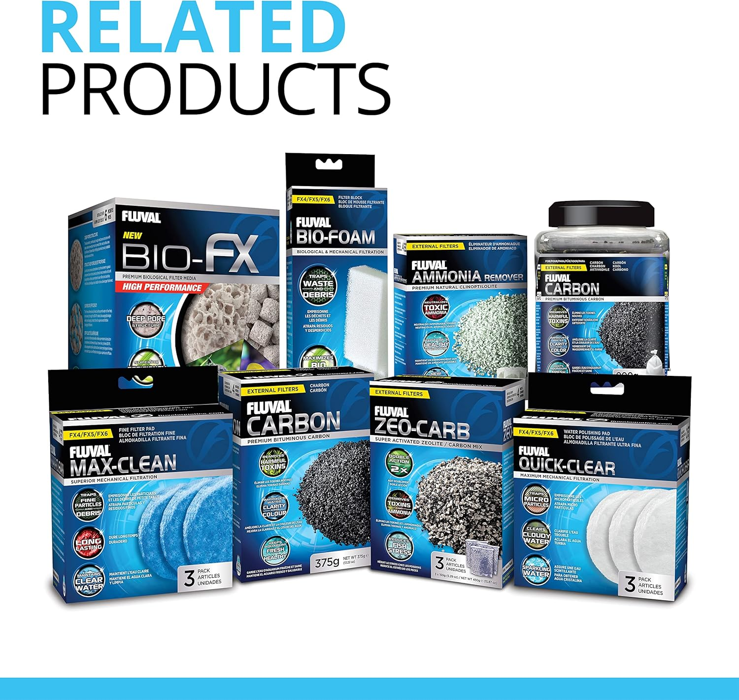 Hagen FL FX4/6 Nitrite Remover PAD 3PK image number 2