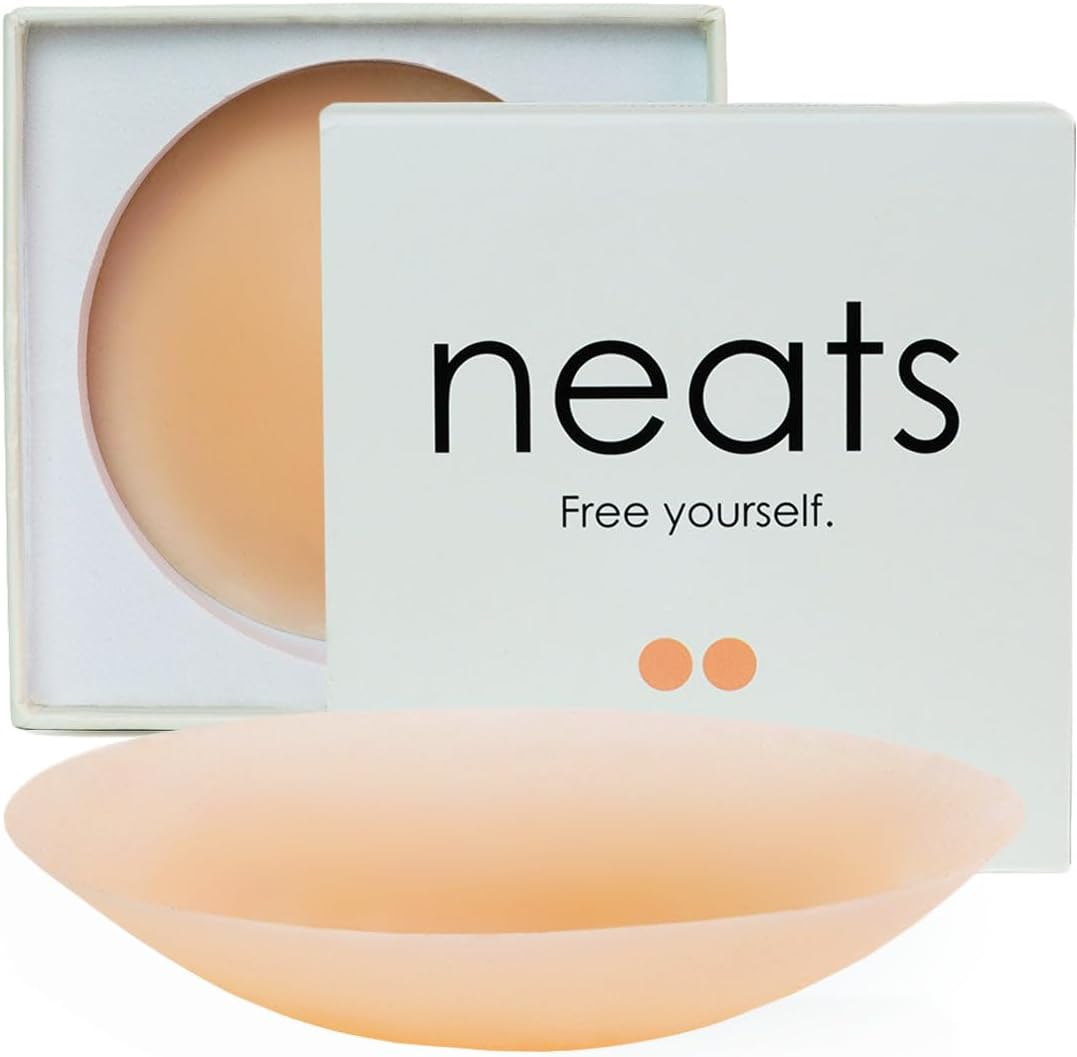 NEATS Nipple Covers for Women, Hypoallergenic Adhesive & Reusable Breast Pasties