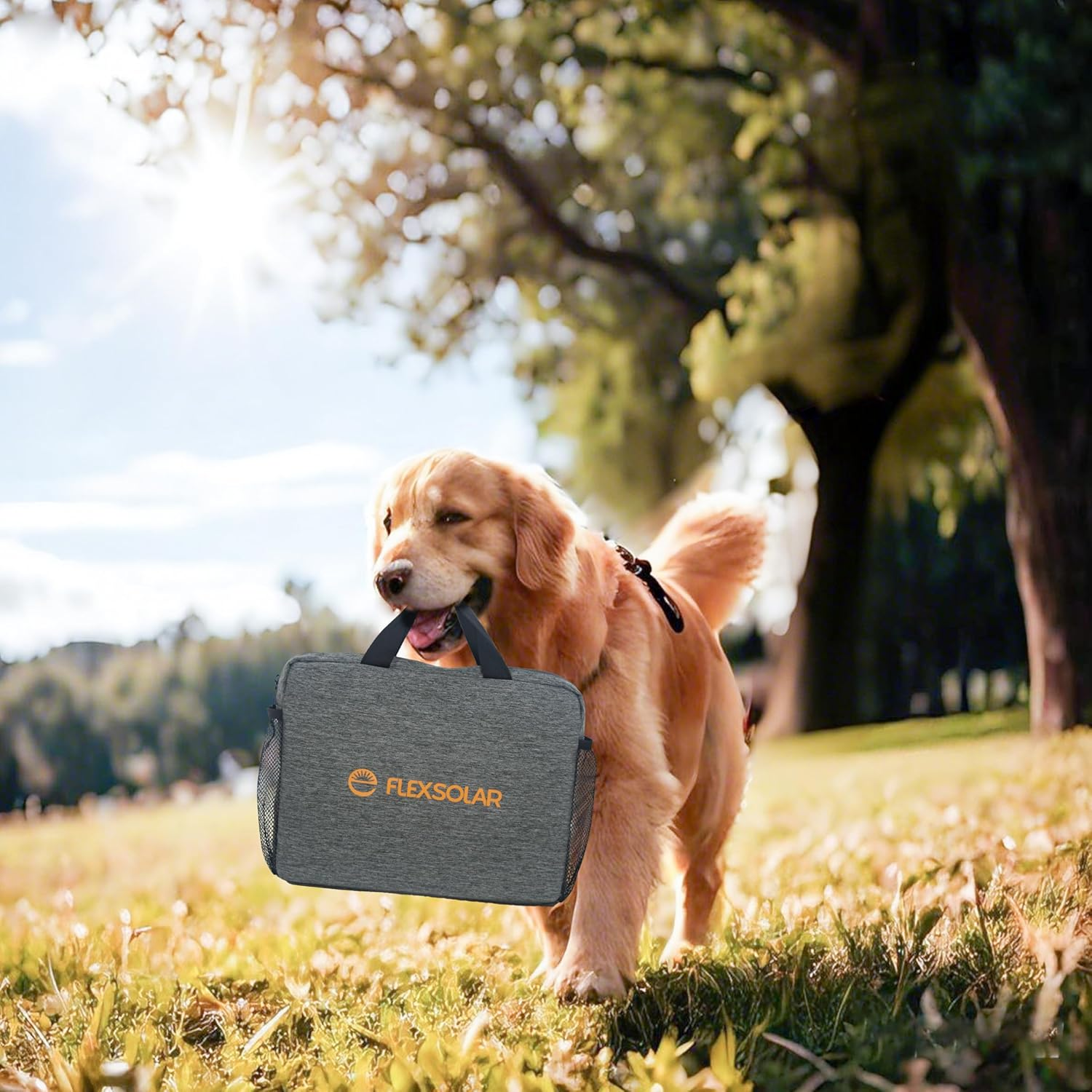 Flexsolar 100W Portable Solar Panel, IP67 Water & Dustproof Solar Charger with DC/QC 3.0 USB-A & PD3.0 USB-C for Solar Generator Monocrystalline Solar Cell for Camping, Garden, RV, Smartphone image number 4