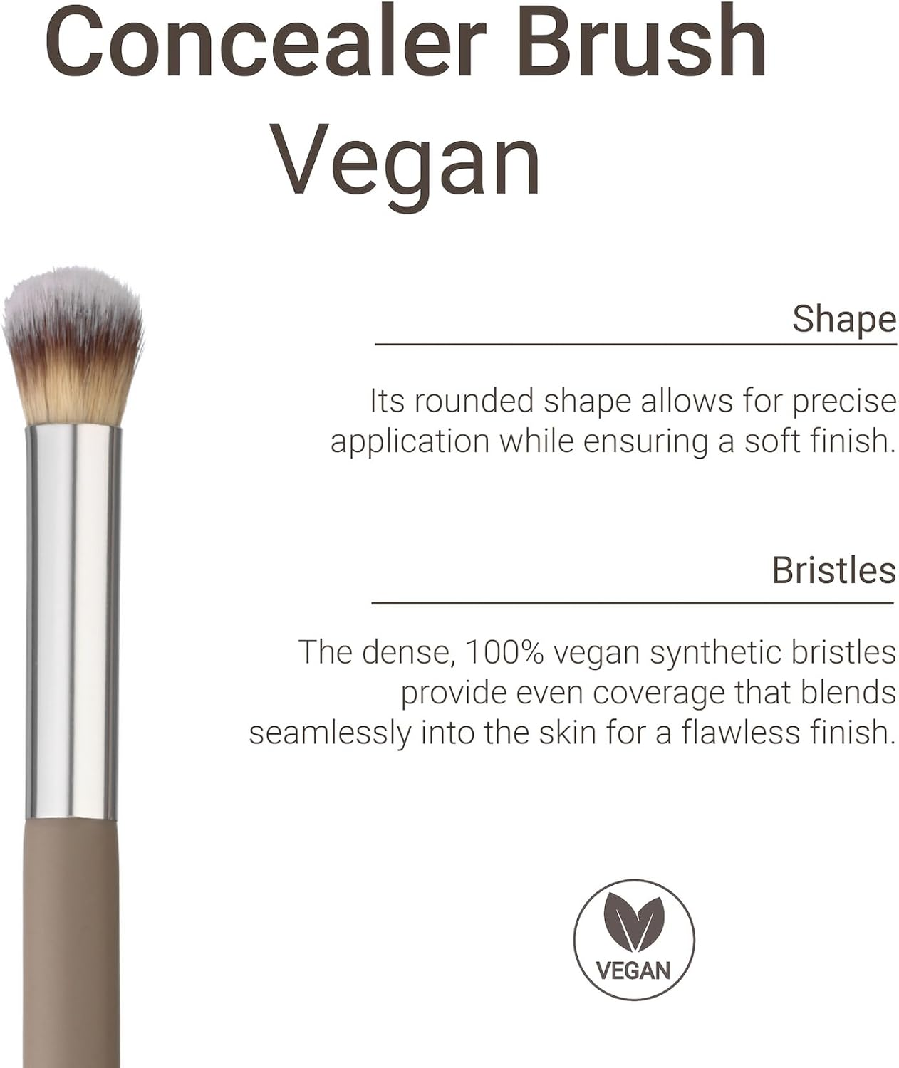 Sandstone Soft Collection Concealer Brush/Makeup image number 1