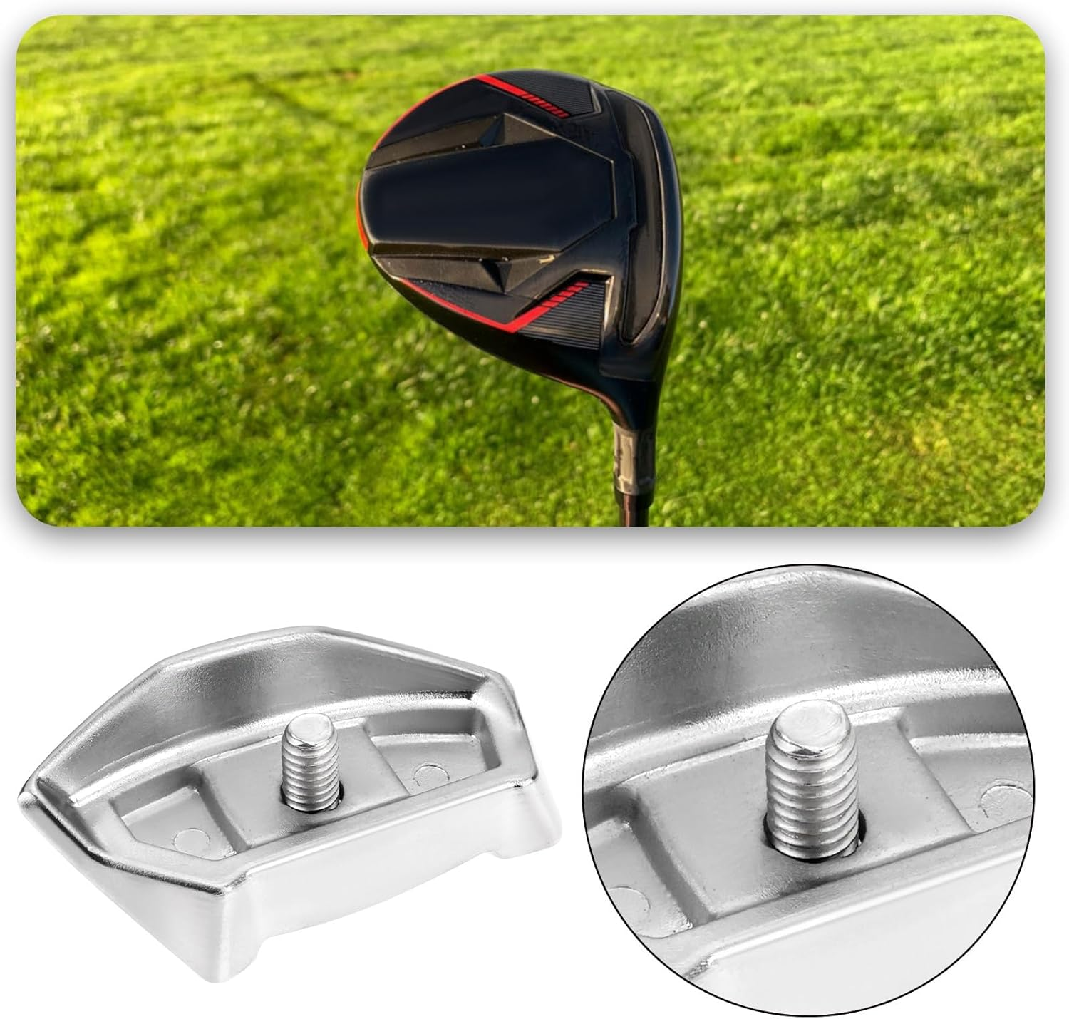 Golf Weight Compatible with Taylormade Stealth 2 Driver Back Weight Customizable Club Weight Adjustment Not Compatible with Stealth 2 plus Driver image number 1