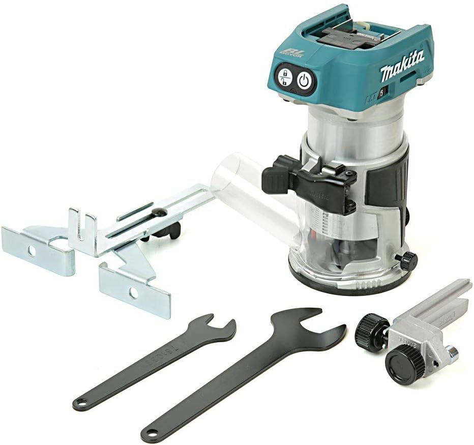 Makita DRT50ZX4 18V Li-Ion LXT Brushless Router Trimmer - Batteries and Charger Not Included