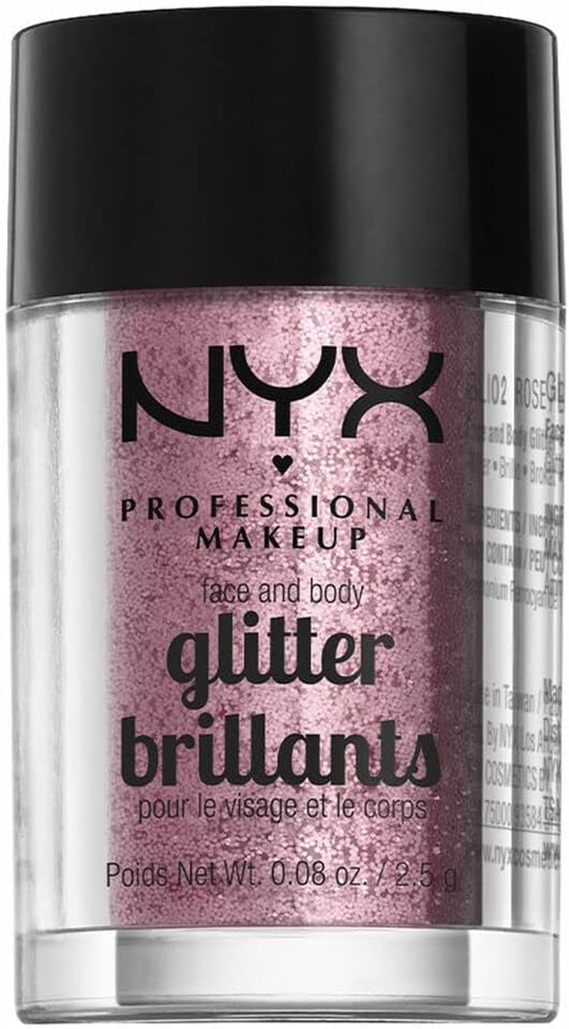 NYX PROFESSIONAL MAKEUP Face & Body Glitter, Crystal image number 3