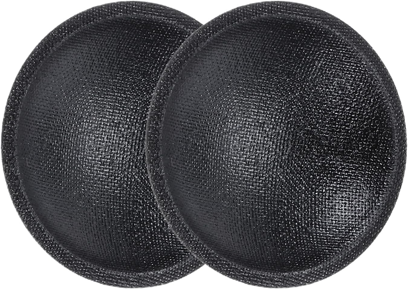 Sourcing Map 2 Pcs Speaker Dust Cap 35Mm/1.4" Outer Diameter Oiled Cloth Cap Dome Cap Subwoofer Coil Cover Caps for Speaker Accessories Repairing