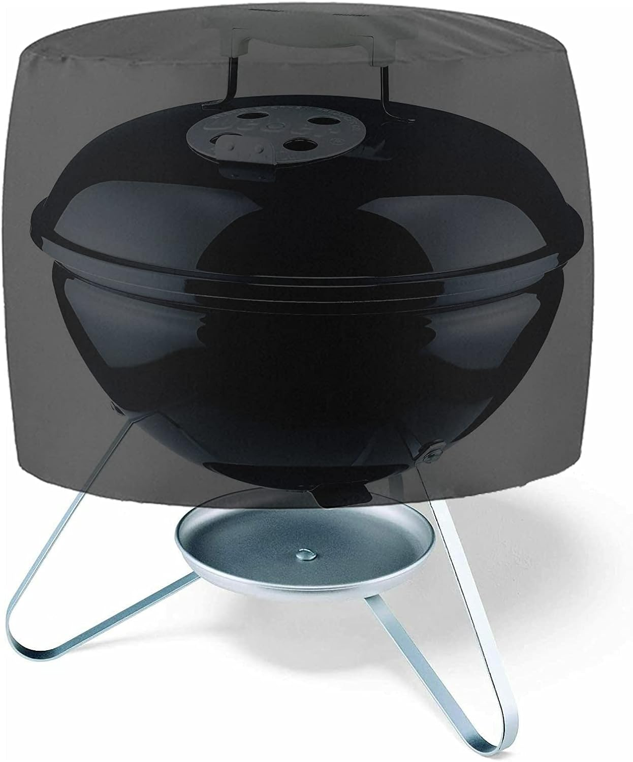 Zhanfashion Grill Cover for Weber Jumbo Joe Gold 18 Inches Tabletop Model,Grill Cover for Weber 441001 Original Kettle 18 in Charcoal Charcoal Grill image number 4