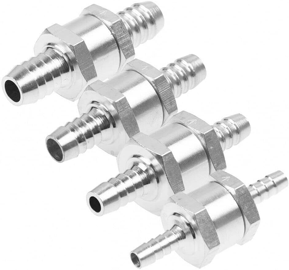 10Mm Aluminum One-Way Non-Return Check Valve Fuel Water Gas/Air Vacuum AU image number 2
