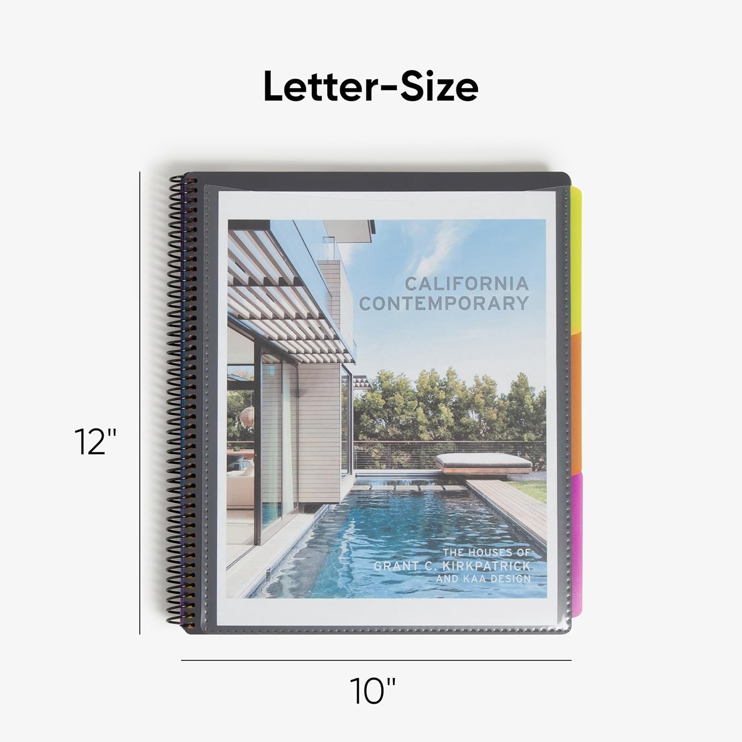 Smead Project Organizer, 24 Pockets, Grey with Assorted Bright Tabs, Tear Resistant Poly, 1/3-Cut Tabs, Letter Size (89206) image number 4