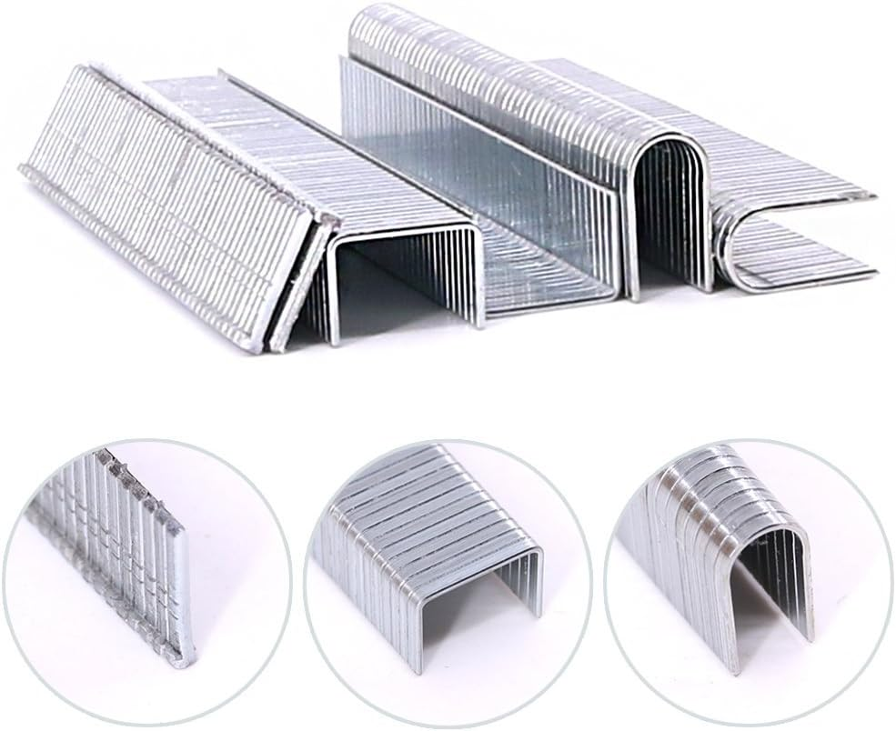 Swpeet 3-In-1 Staple Gun Kit with Staple Remover and 600 Staples Selection Pack，Hand Operated Carbon Steel Gun Tacker Tool for Upholstery, Fixing Material, Decoration, Carpentry, Furniture image number 1