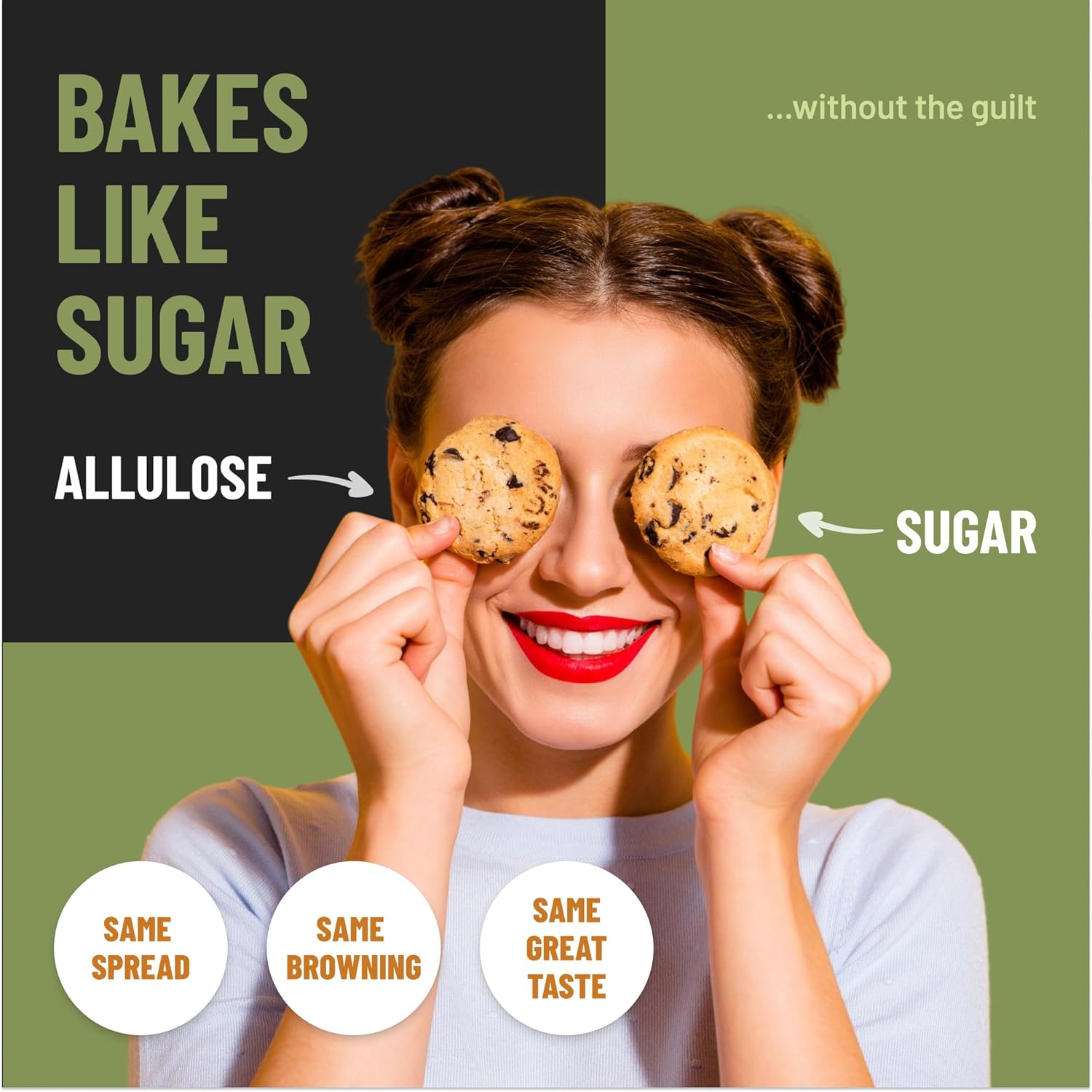 Allulose Sweetener by Sweeteny 500 G &ndash; Low Calorie Sugar Substitute, Zero Net Carbs, No Sugar Alcohol, Keto Sweetener for Baking, Coffee, Tea & Desserts image number 1