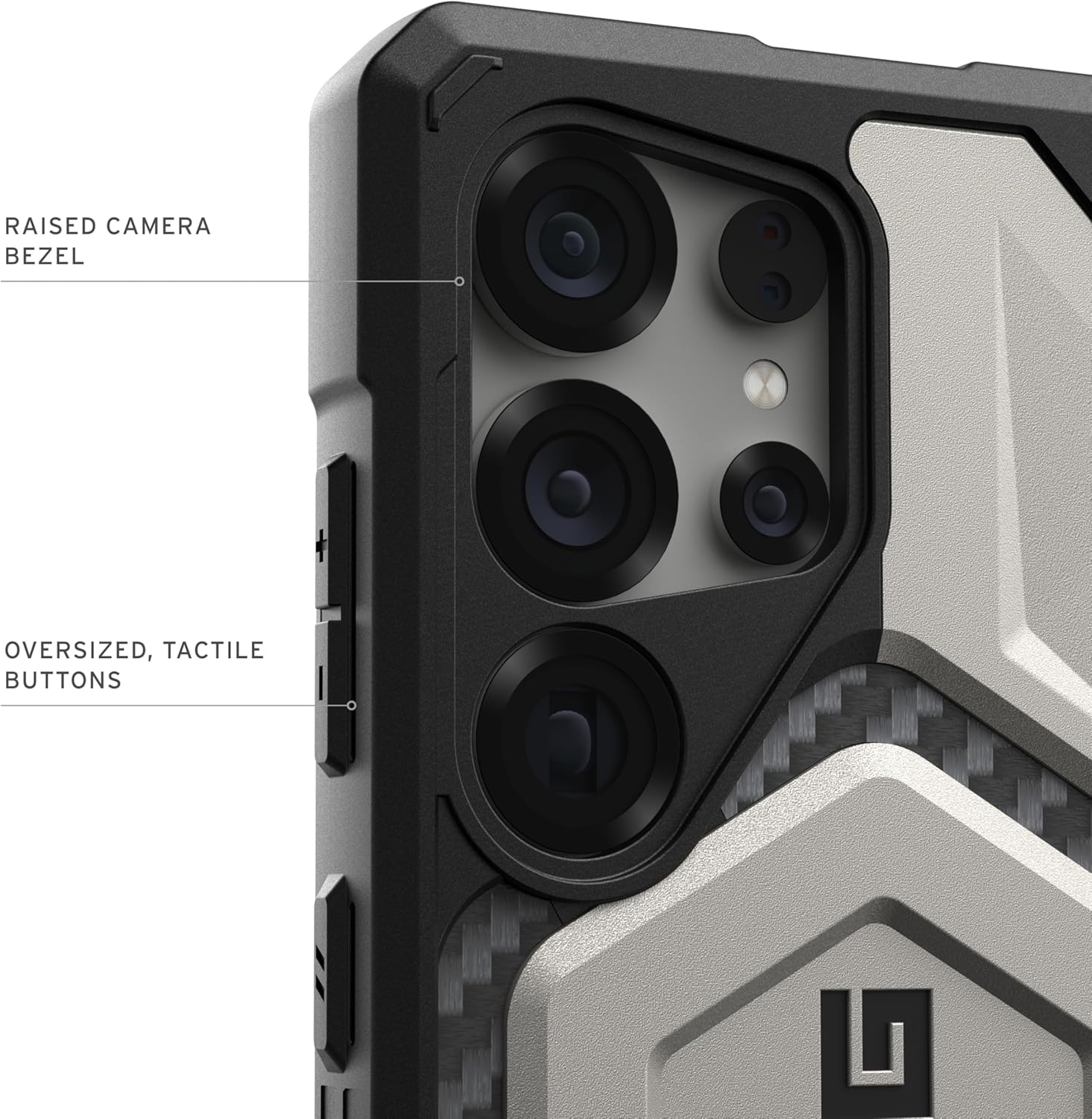 UAG Monarch Pro Case for Samsung Galaxy S25 Ultra &ndash; Rugged Titanium Armor &ndash; 5-Layer Drop Protection, Magsafe Compatible, Premium Traction Grip &ndash; Military-Grade Shockproof Cover image number 6