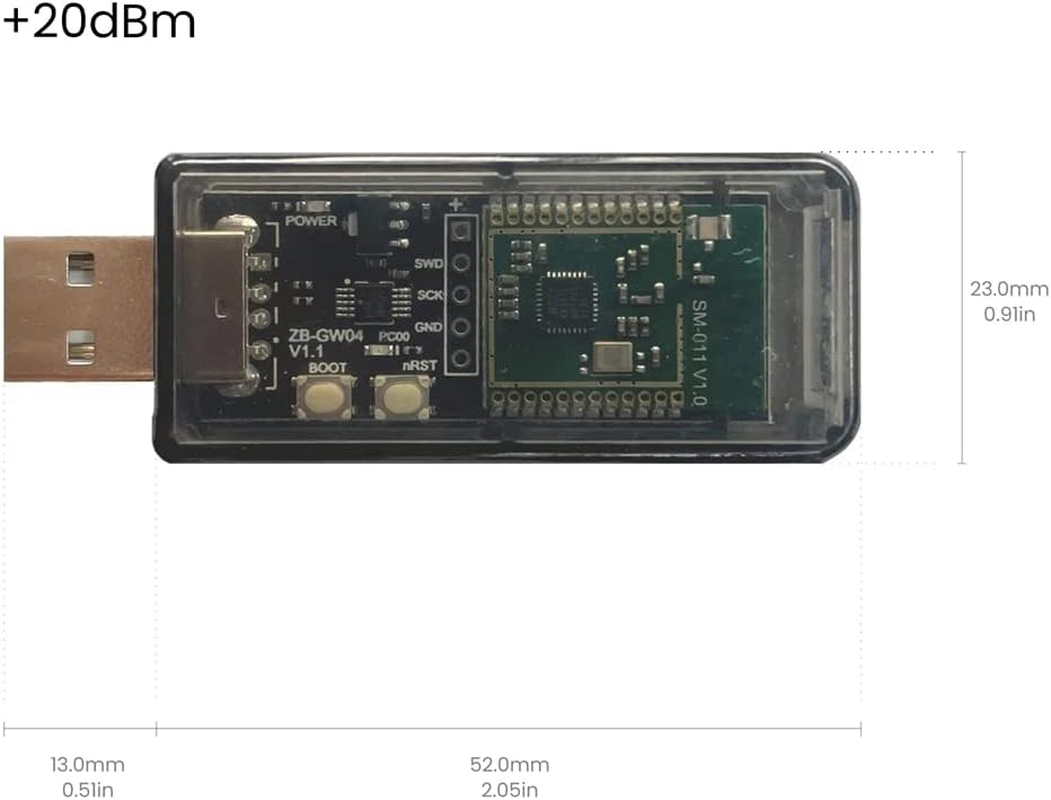 EACTEL Zigbee 3.0 Silicon Labs Mini EFR32MG21 Universal Open Hub Gateway USB Dongle Chip Module ZHA NCP Openhab image number 4
