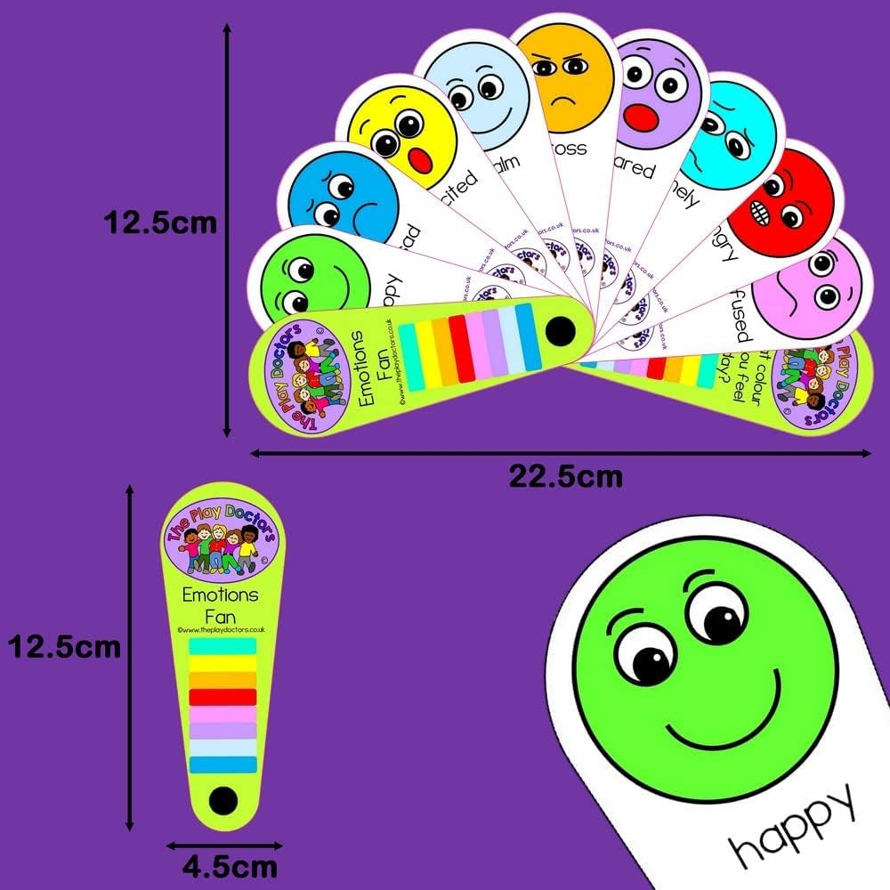 Emotions Face Feelings Fan - Asd/Autism/Sen/Special Needs Nonverbal Speech Delay Social Communication Aid image number 6