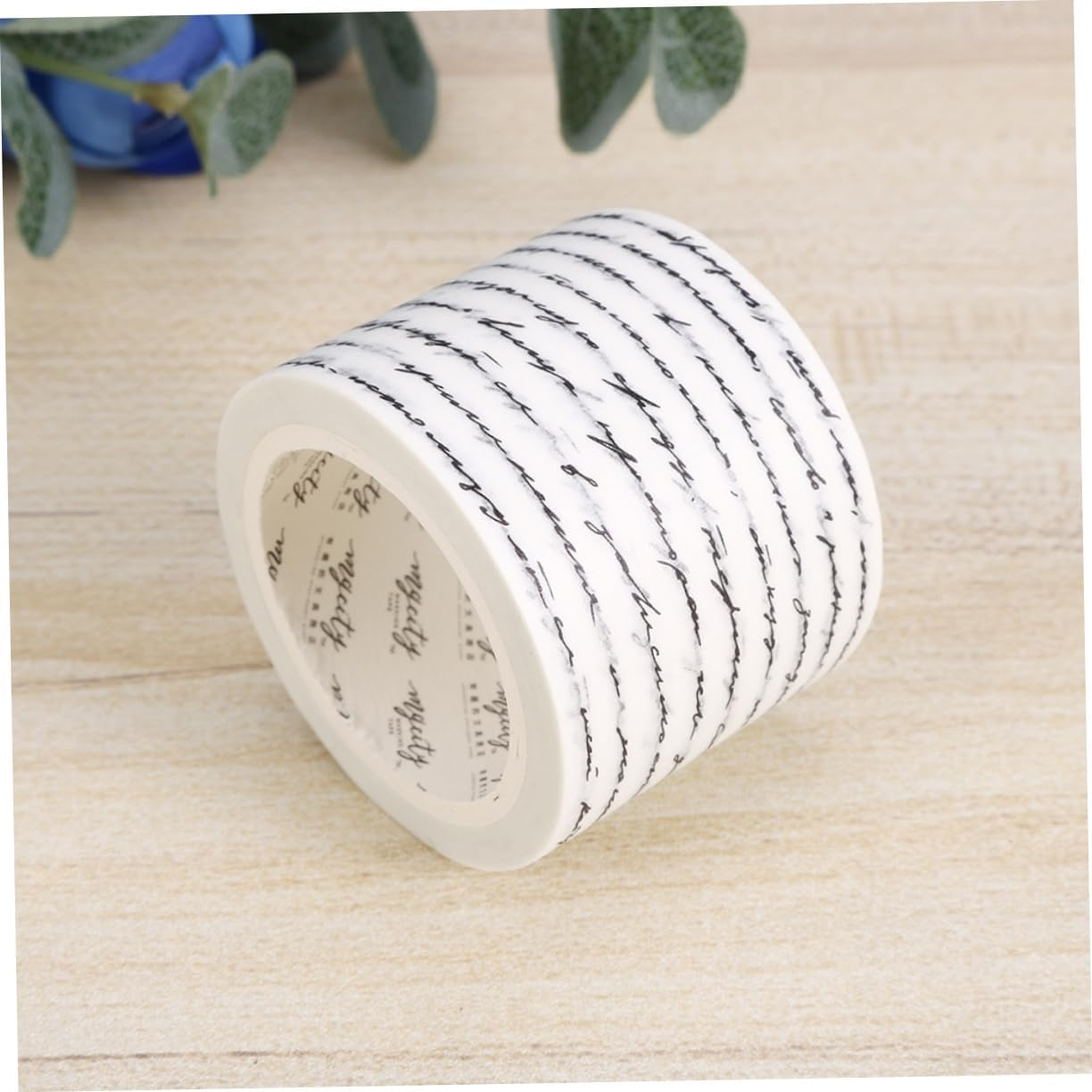 4Rolls Handwritten Washi Tape Set DIY Adhesive Decorative Washi Masking Tape for Scrapbooking Crafts Metallic Colors for Home Decor and Gifting image number 2
