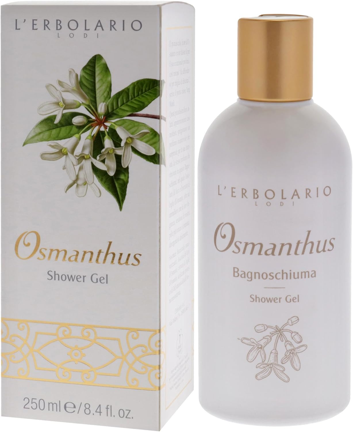 Lerbolario Osmanthus Shower Gel for Unisex 8.4 Oz Shower Gel image number 2