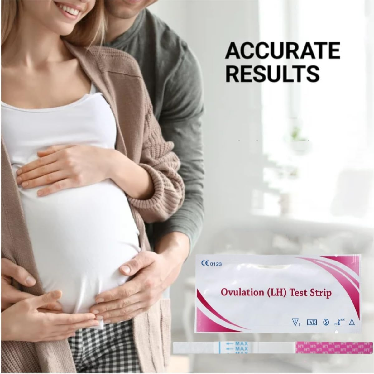 Professional Ovulation & Pregnancy Test Strips Kit: 50 LH + 20 HCG Fertility Tests | 99% Clinically Accurate | Early Detection | 5-Min Fast Results | Hygienic Home Testing image number 5