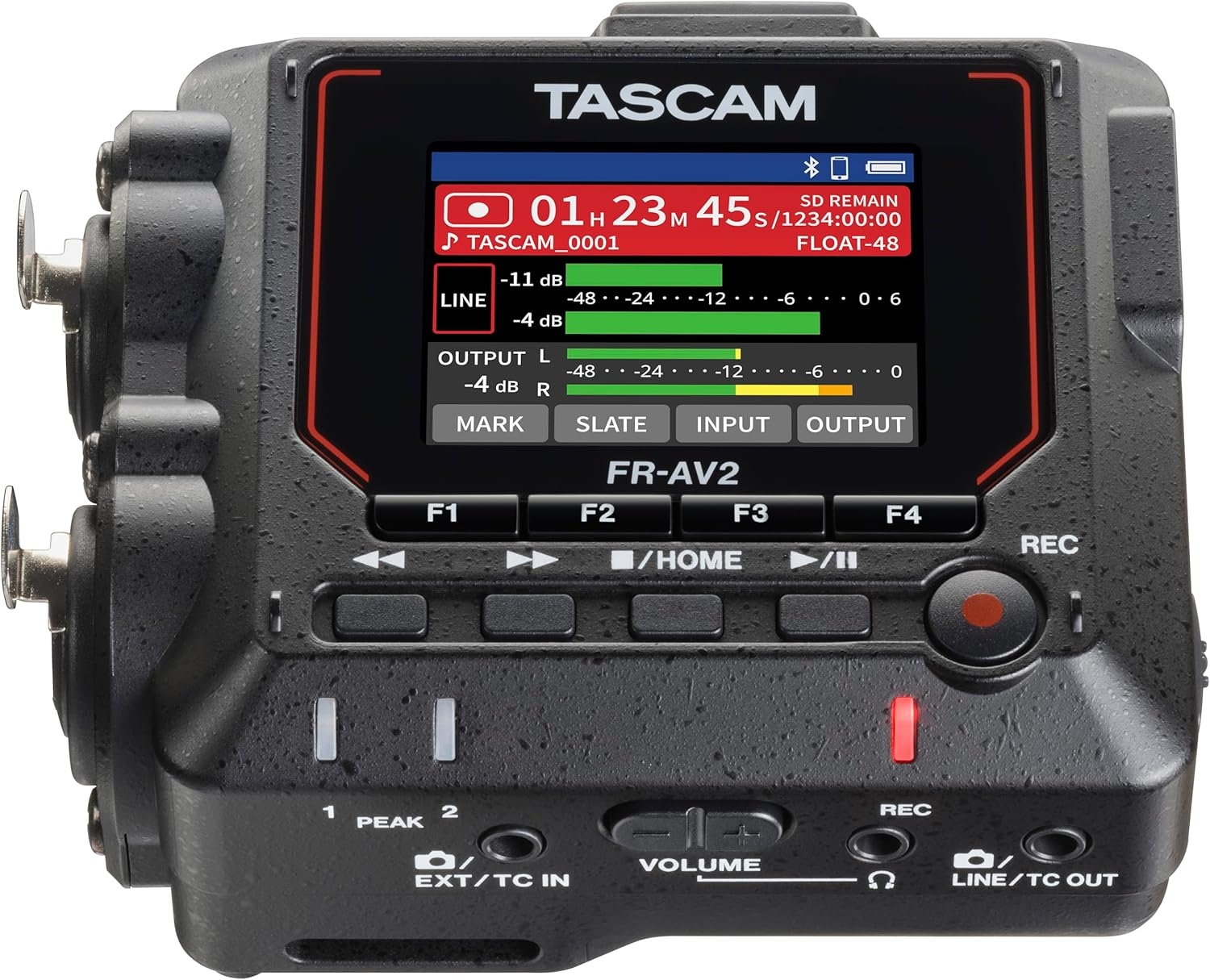 TASCAM FR-AV2 32-Bit Float Compatible 2CH Portable Field Recorder/Timecode Generator, Dual AD Converter, Timecode Synchronization, Audio Interface image number 1
