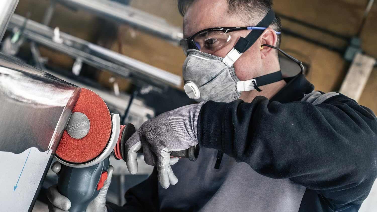 Bosch Accessories Professional 1X Fibre Sanding Disc R780 Best for Metal and Inox (X-LOCK, &Oslash; 125 Mm, Grit 36, Accessories for Angle Grinders) image number 5