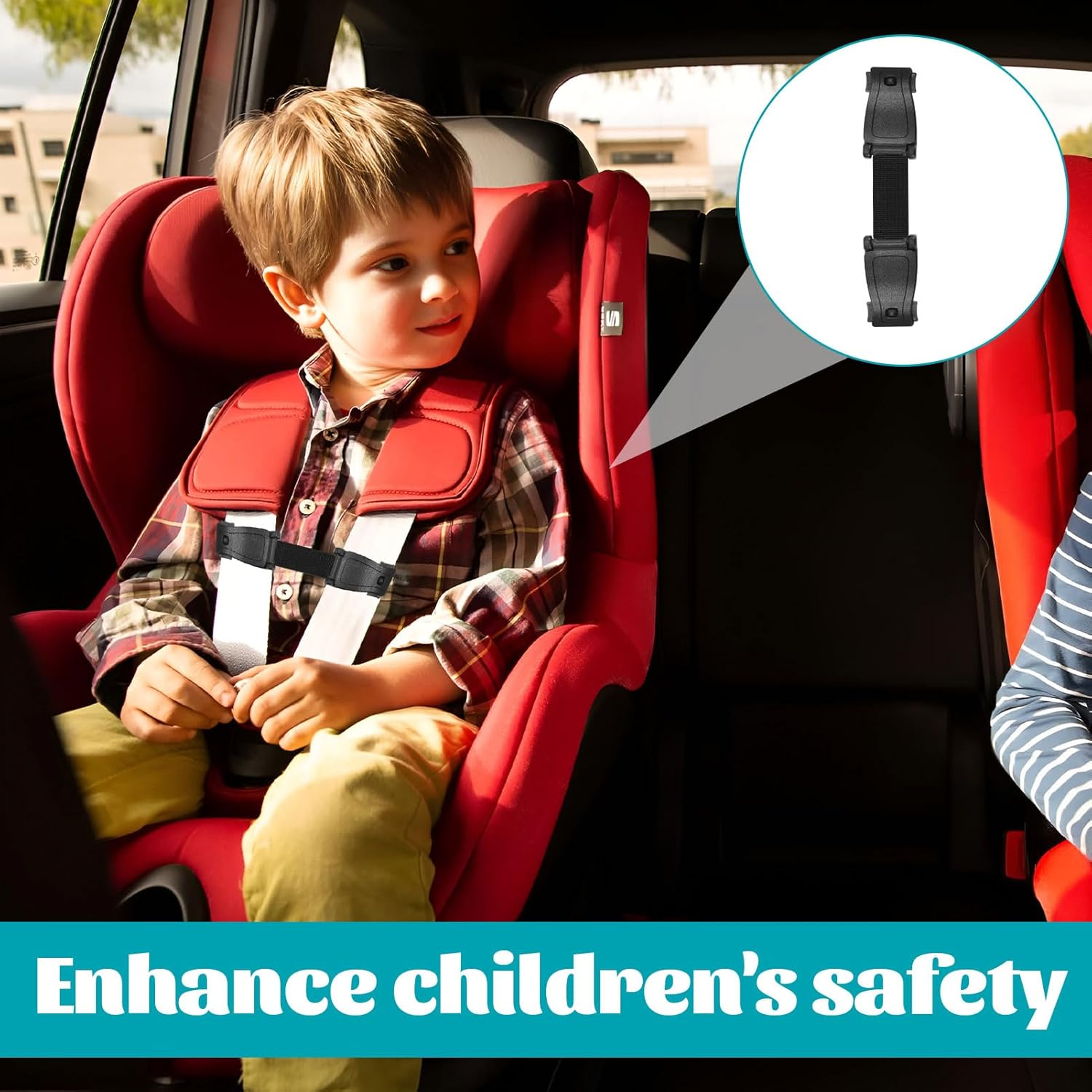 Car Seat Straps anti Escape Car Seat Strap 2Pcs Car Seat Clip anti Escape Child Seat Belt Clip anti Escape Car Seat Safety Clip Car Seat Belt Clip Prevent Kids Out of Automotive Safe Seat