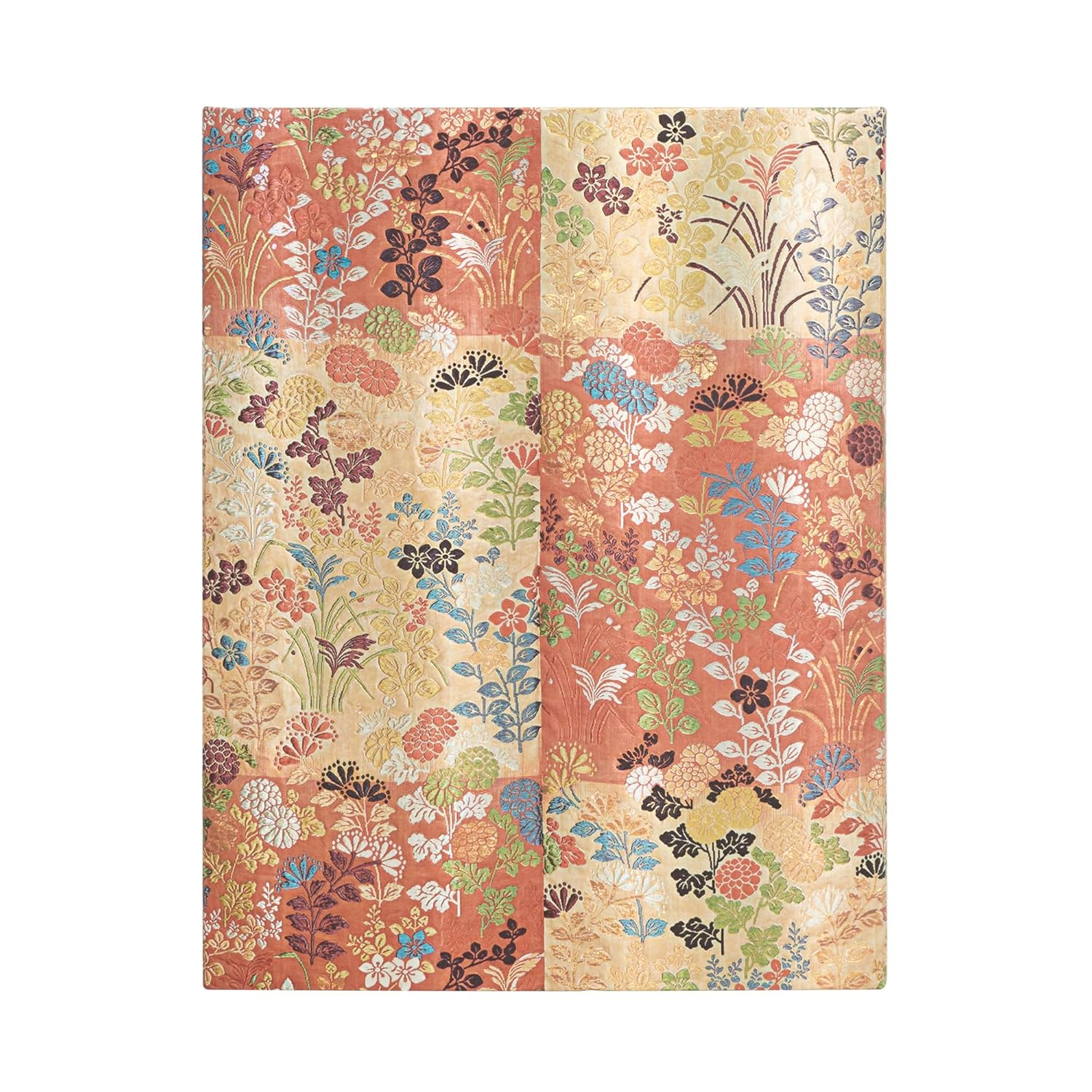 Kara-Ori (Japanese Kimono) Ultra Lined Journal: Hardcover, 120 Gsm, Ribbon Marker, Memento Pouch, Wrap Closure