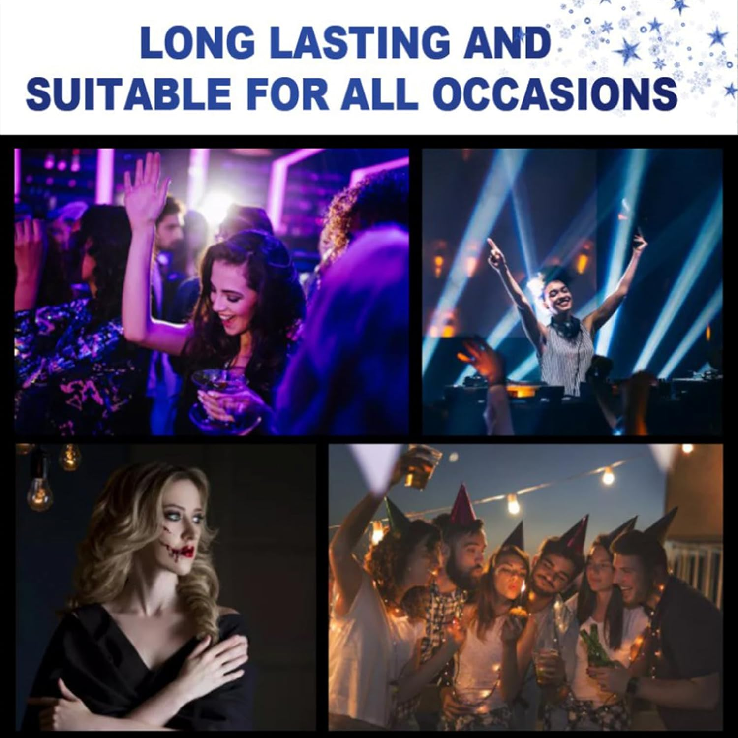 False Eyelashes Set, Beaufairy 3 Pairs 3D Simulation Dense Curly Natural Reusable, Glitter Artificial Eyelashes, Easy to Wear, DIY Eyelash Extension Kit for Christmas Stage, Party, 25 Mm image number 6