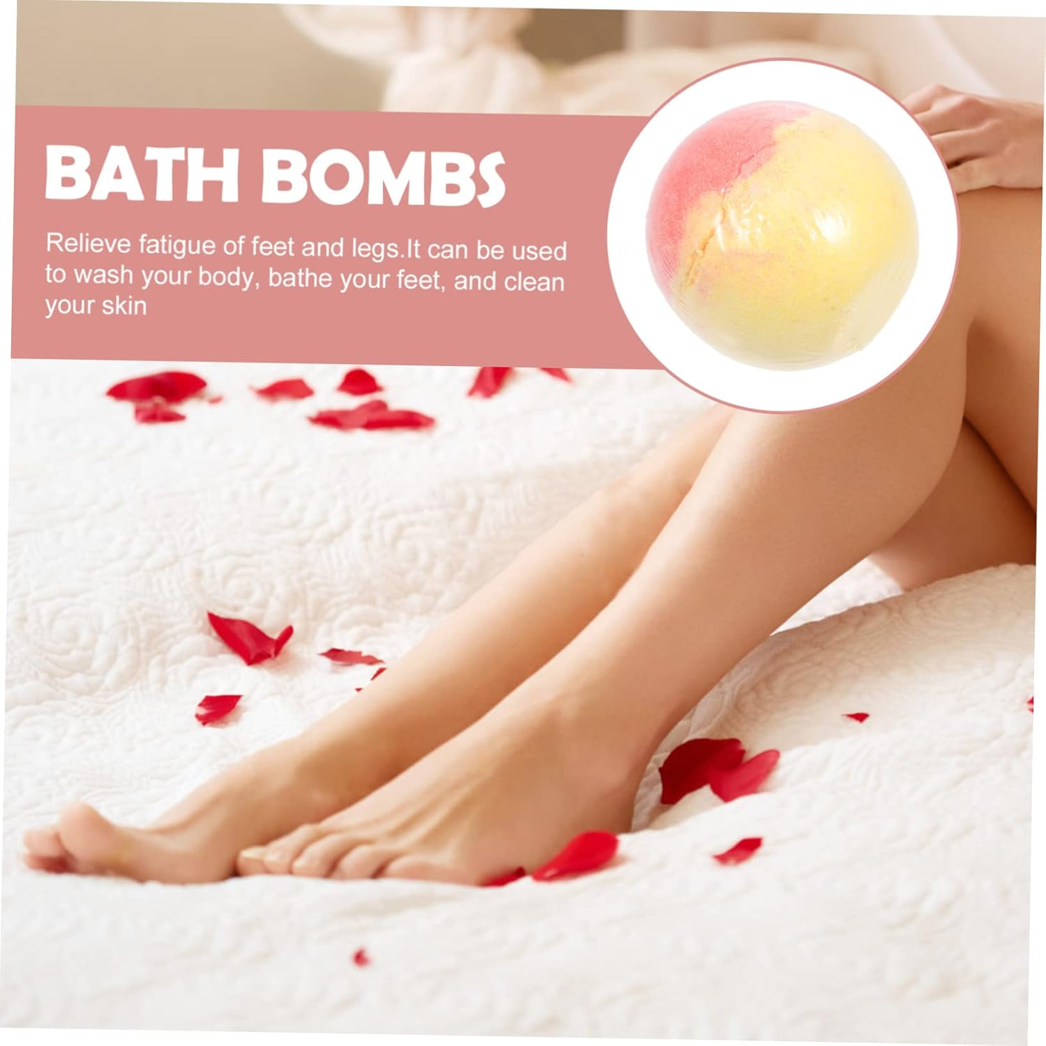 HONITANO Sea Salt Bath Ball for Fragrant Experience for Relaxation and Skin Nourishment image number 1