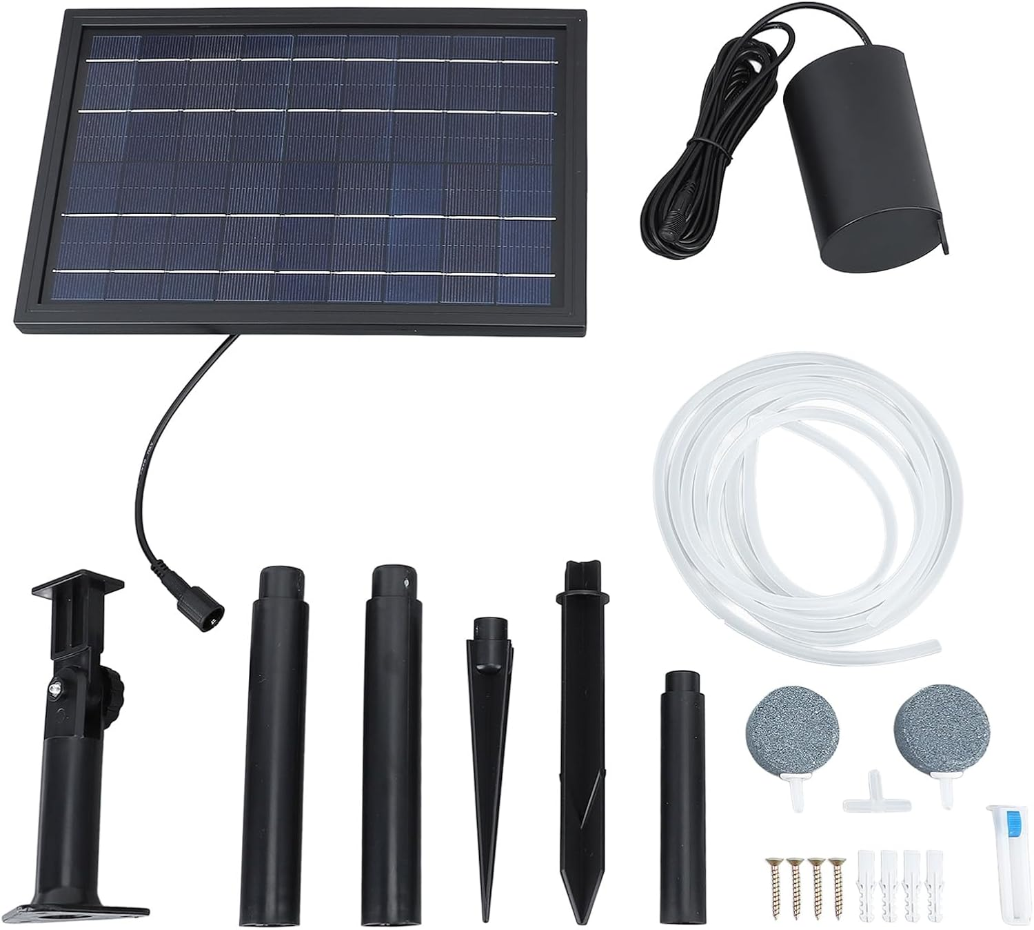 Solar Pond Aerator Efficient 8W Oxygen Air Pump for Fish Tank Hydroponics with Solar Panel for Outdoor Use image number 6