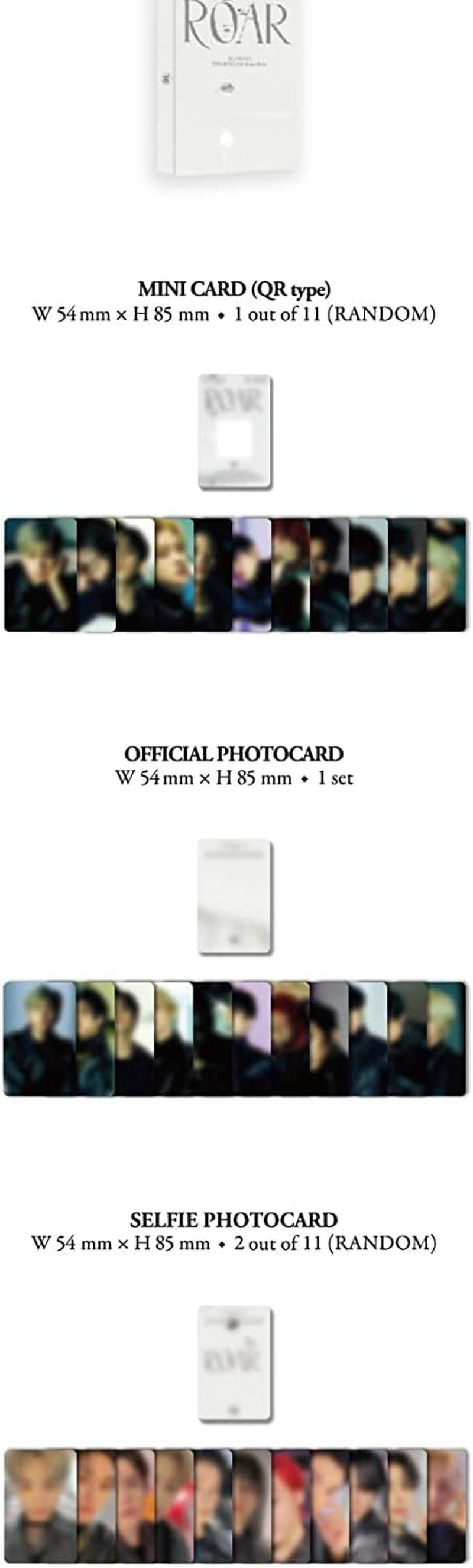 The Boyz BE Awake Roar 8Th Mini Album Platform Version Card Case+Mini QR Type Card+Official Photocard+Selfie Photocard+Sticker+Tracking Sealed (Random) - Reason Version image number 5