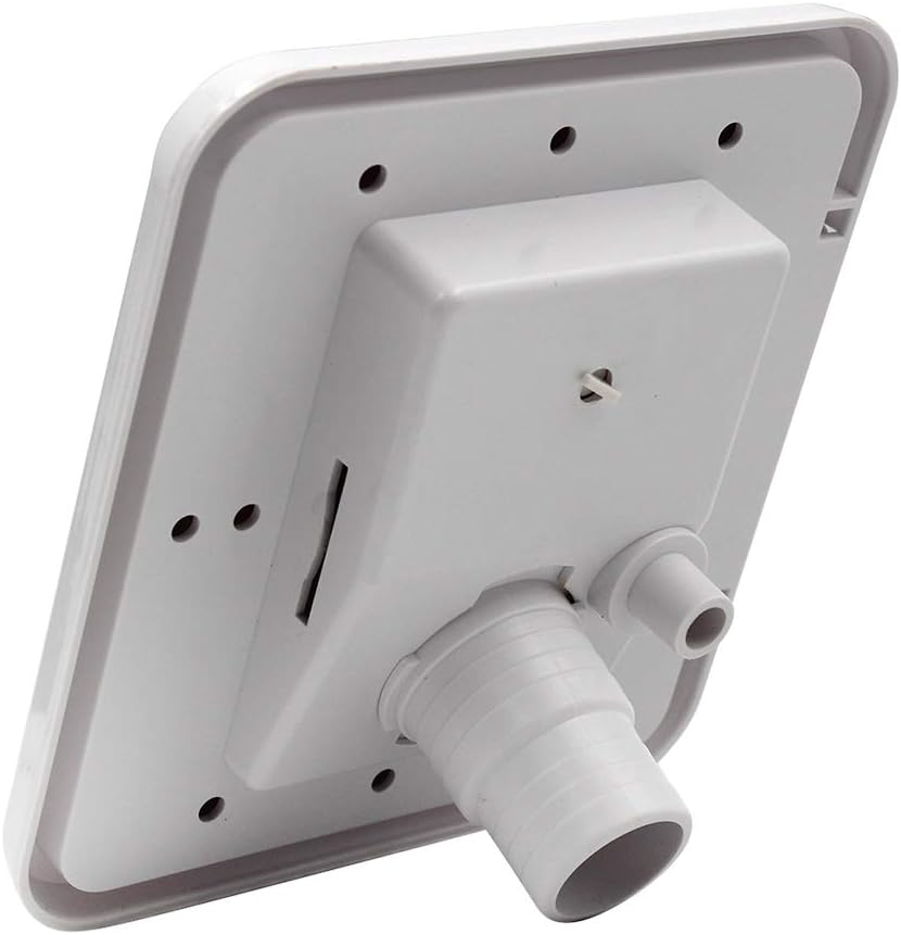 Blesiya White Gravity Plastic City Water Tank Inlet Hatch Camper Trailer RV Lock Door #1 image number 5