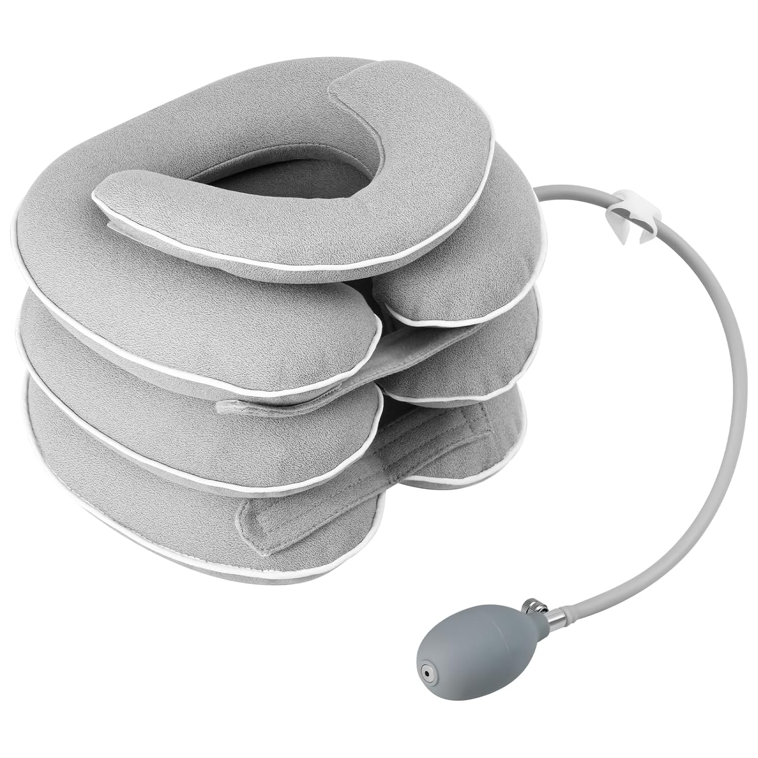 Neck Stretcher with Neck Brace, Inflatable Cervical Traction Device, Neck Relief Tool for Driving, Office, Home Use image number 4