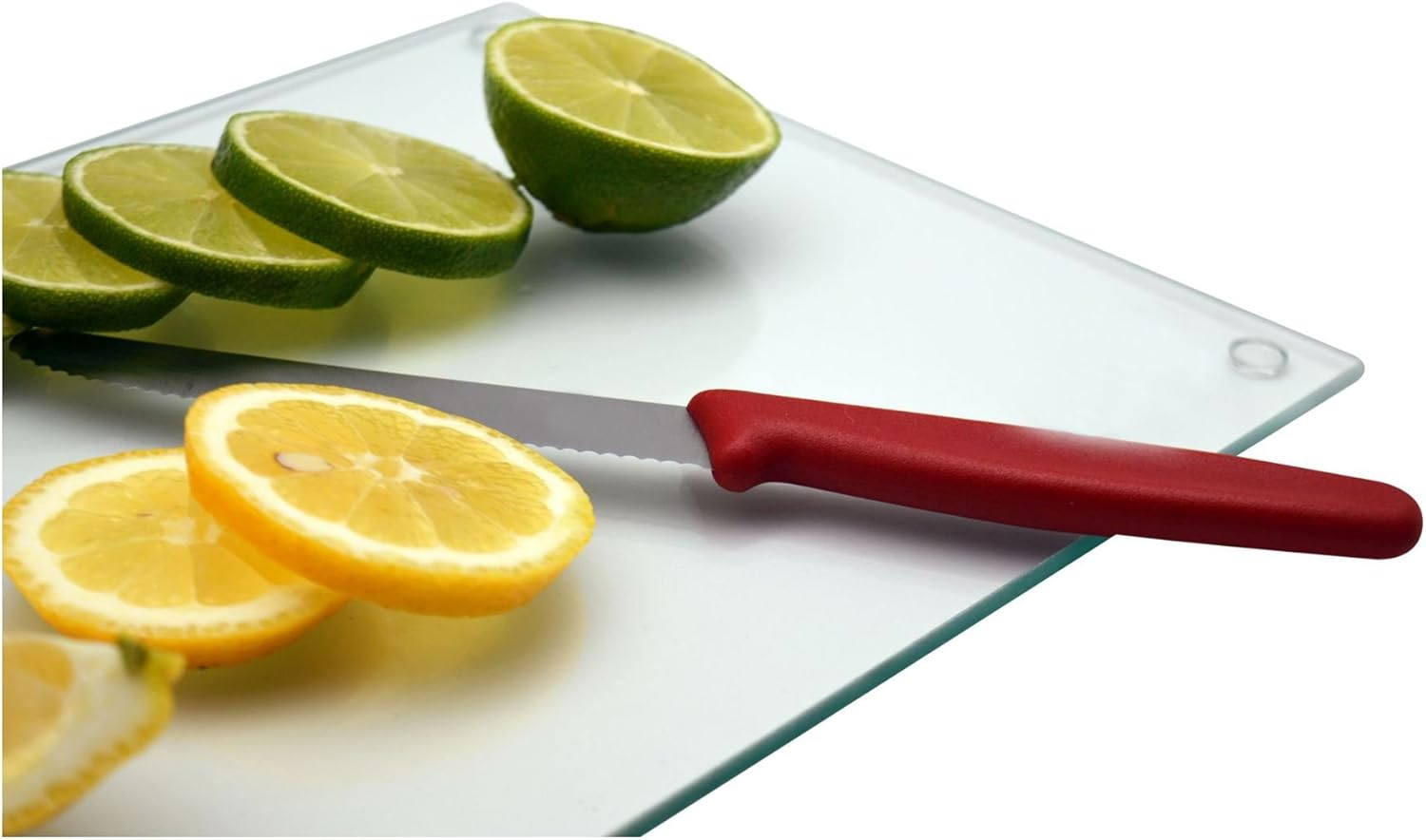 Harbour Housewares Rectangle Glass Chopping Board - 30Cm X 20Cm - Clear - 1X Tempered Heat-Resistant Home Kitchen Worktop Saver Hob Cooker Stove Top Surface Protector Cover Cutting Boards image number 4