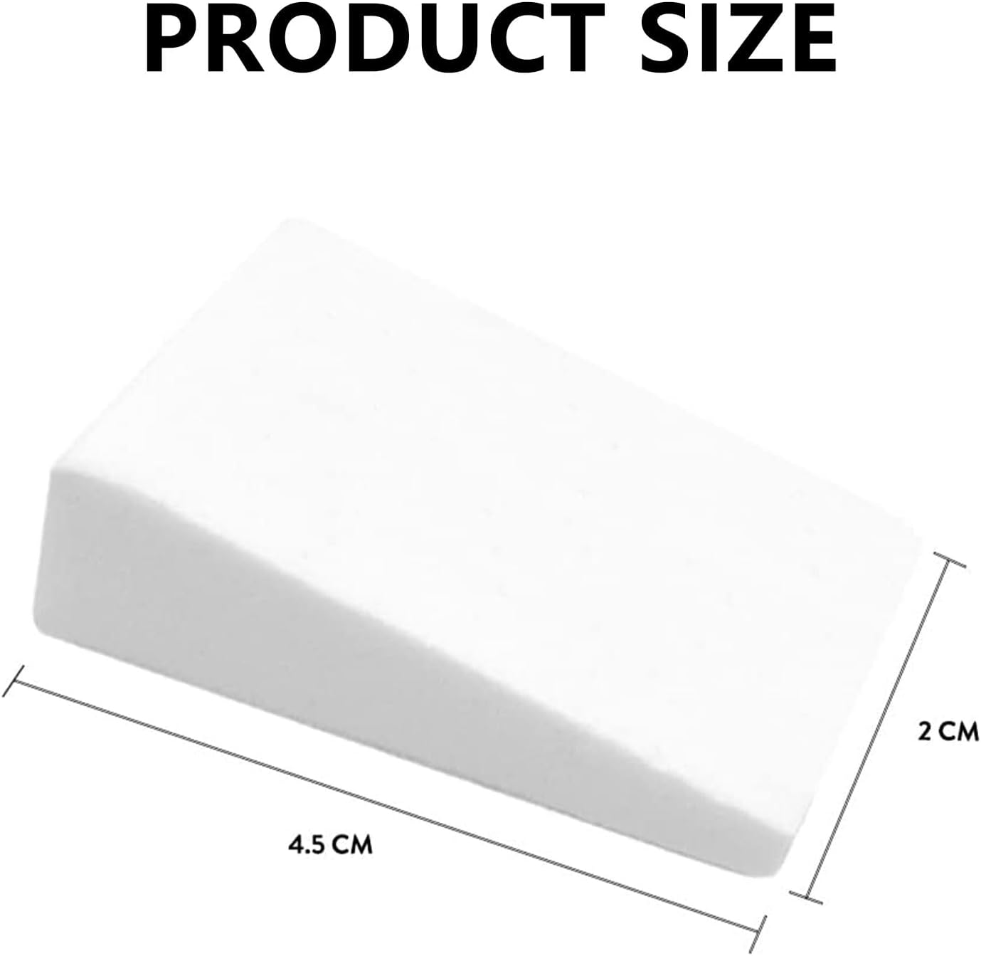 100-Pack Mini Makeup Sponges, Latex-Free Beauty Blender for Flawless Foundation, Triangular, Reusable Wedge Shape - Ruibex image number 3