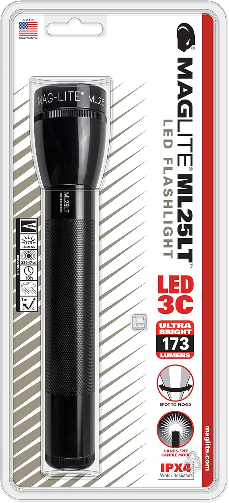 Maglite 25Lt3016 3 &deg;C Flashlight image number 1